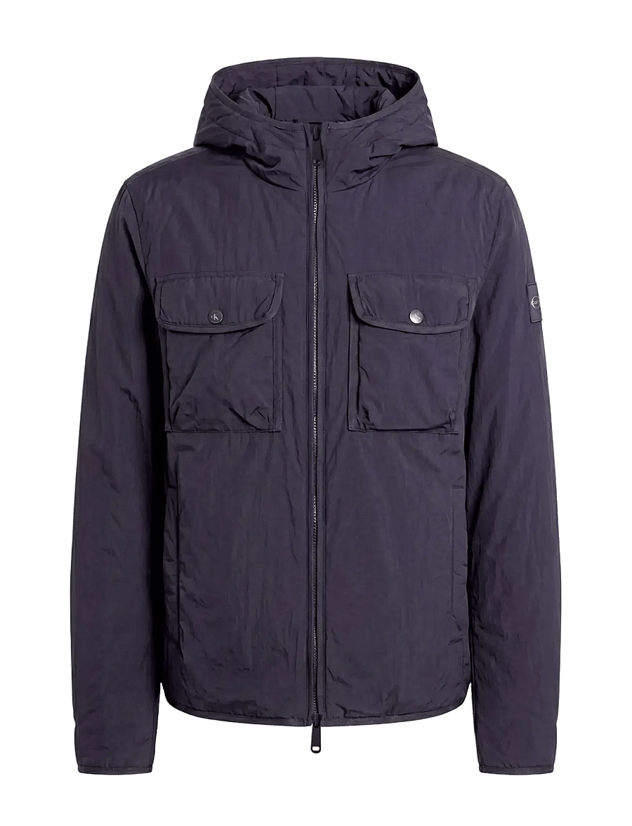Calvin Klein Jeans - LS CRINKLE NYLON PUFFER JKT - dunjakker - dark sapphire - 1