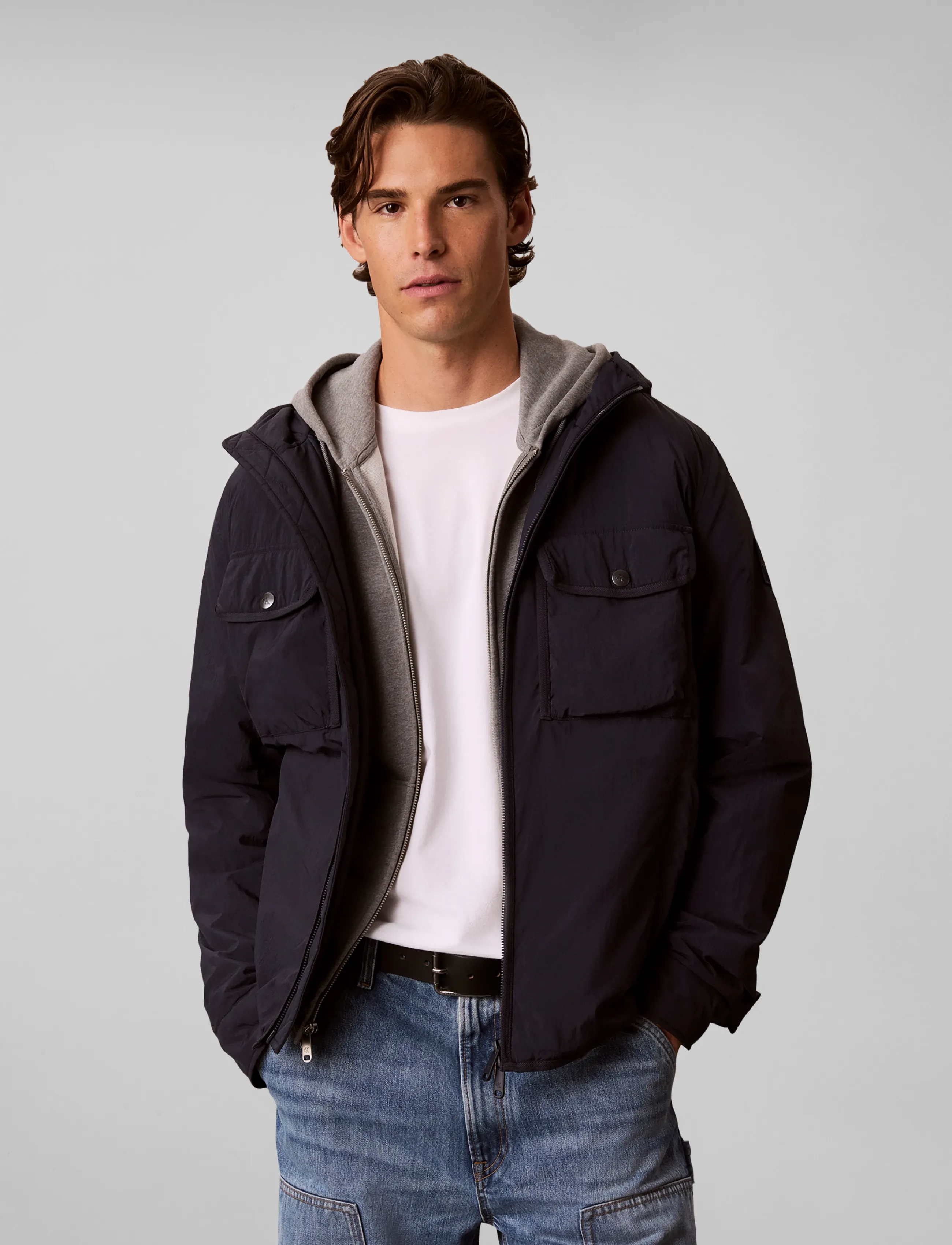 Calvin Klein Jeans - LS CRINKLE NYLON PUFFER JKT - dark sapphire - 3