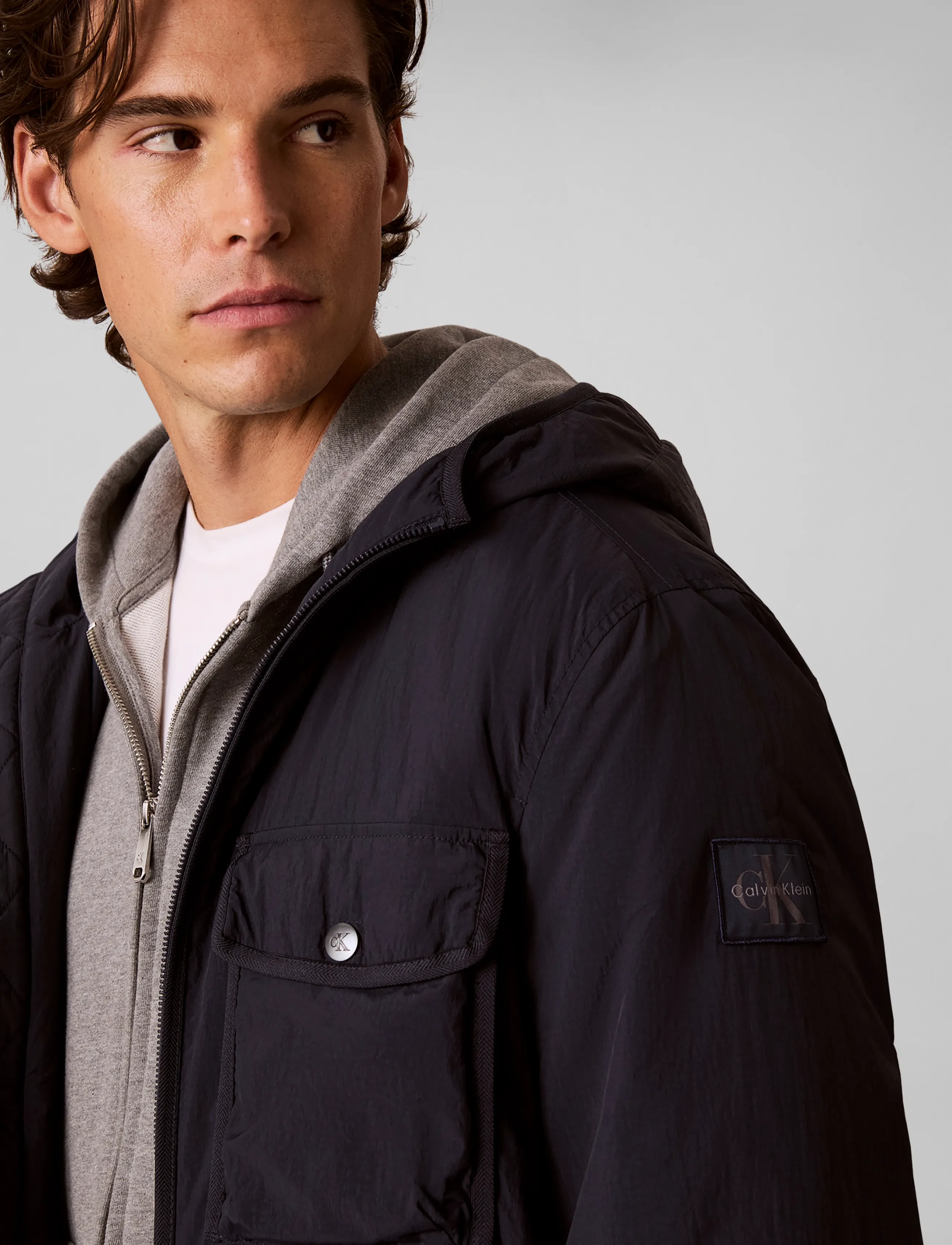 Calvin Klein Jeans - LS CRINKLE NYLON PUFFER JKT - dark sapphire - 4