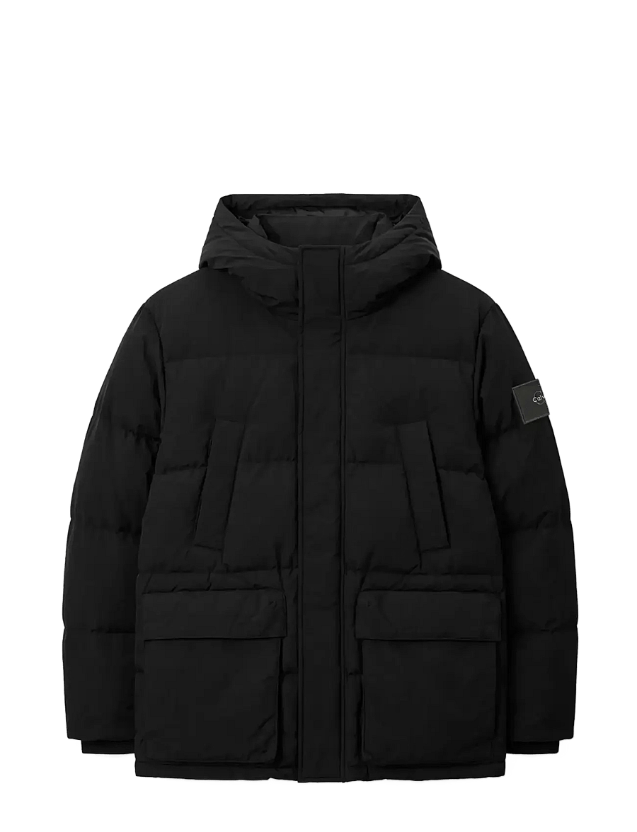 Calvin Klein Jeans - LS IRRIDESCENT NYLON HD DOWN PUF - vinterjackor - black - 1