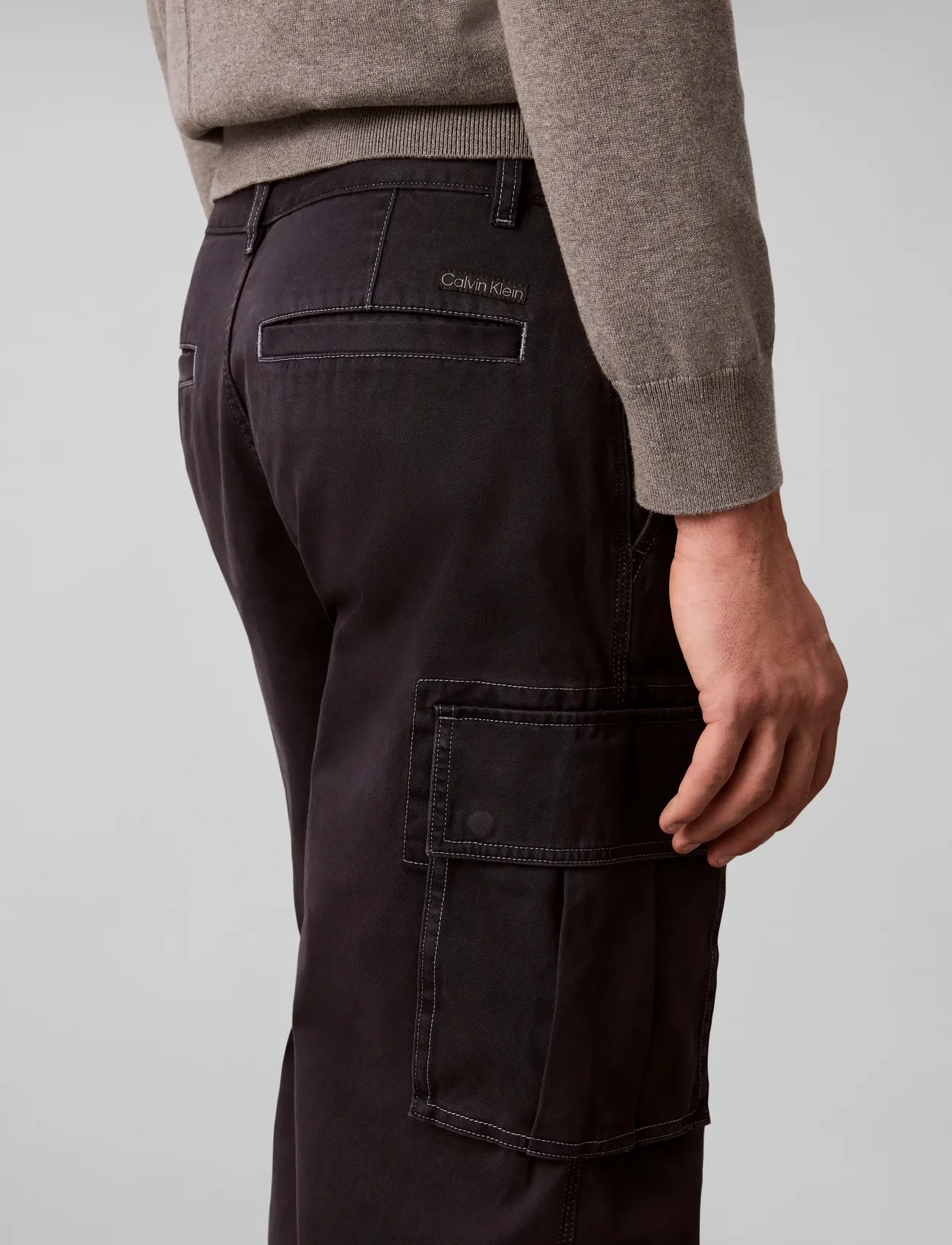 Calvin Klein Jeans - BAGGY UTILITY COTTON TWILL CARGO - dark sapphire - 5