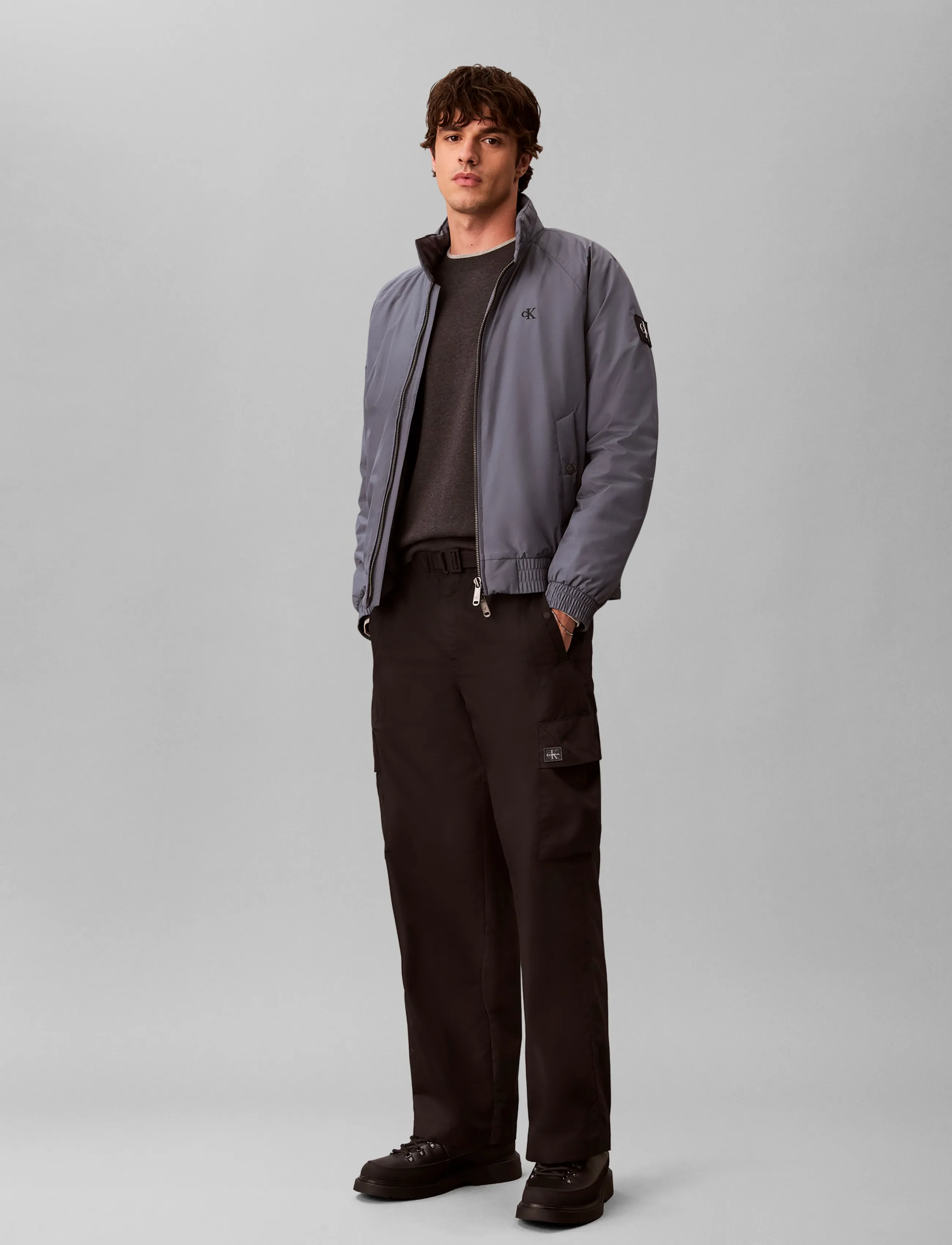 Calvin Klein Jeans COTTON RIPSTOP CARGO PANT - Calvin Klein - BLACK / black