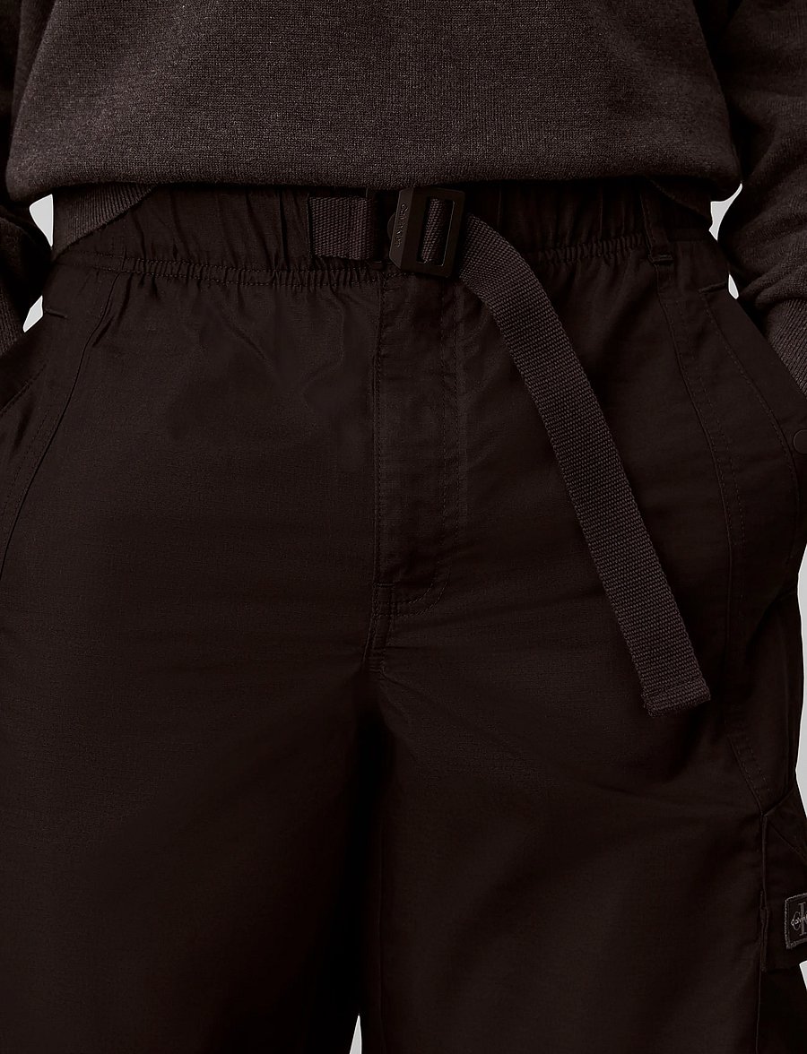 Calvin Klein Jeans - COTTON RIPSTOP CARGO PANT - cargohosen - black - 4