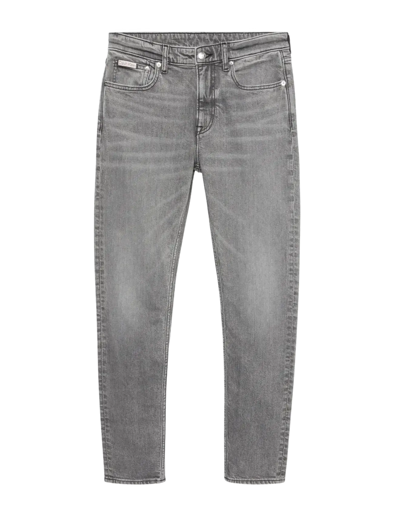 Calvin Klein Jeans - SLIM TAPER BASALT JEAN - kitsad teksad - basalt - 1