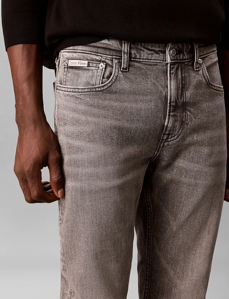 Calvin Klein Jeans - SLIM TAPER BASALT JEAN - slim-fit jeans - basalt - 4