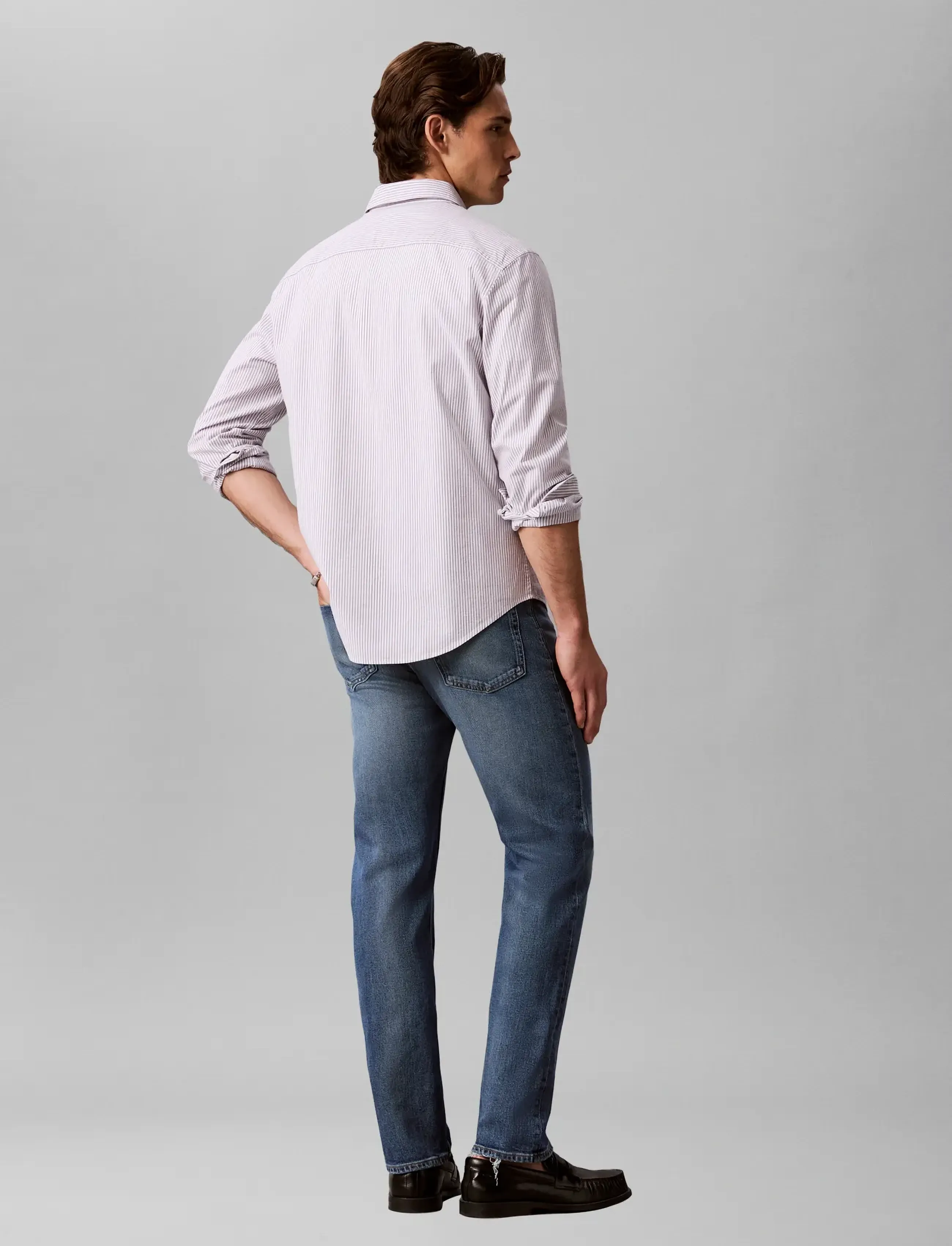 Calvin Klein Jeans - STANDARD STRAIGHT WINTER HAZE JE - winter haze - 2