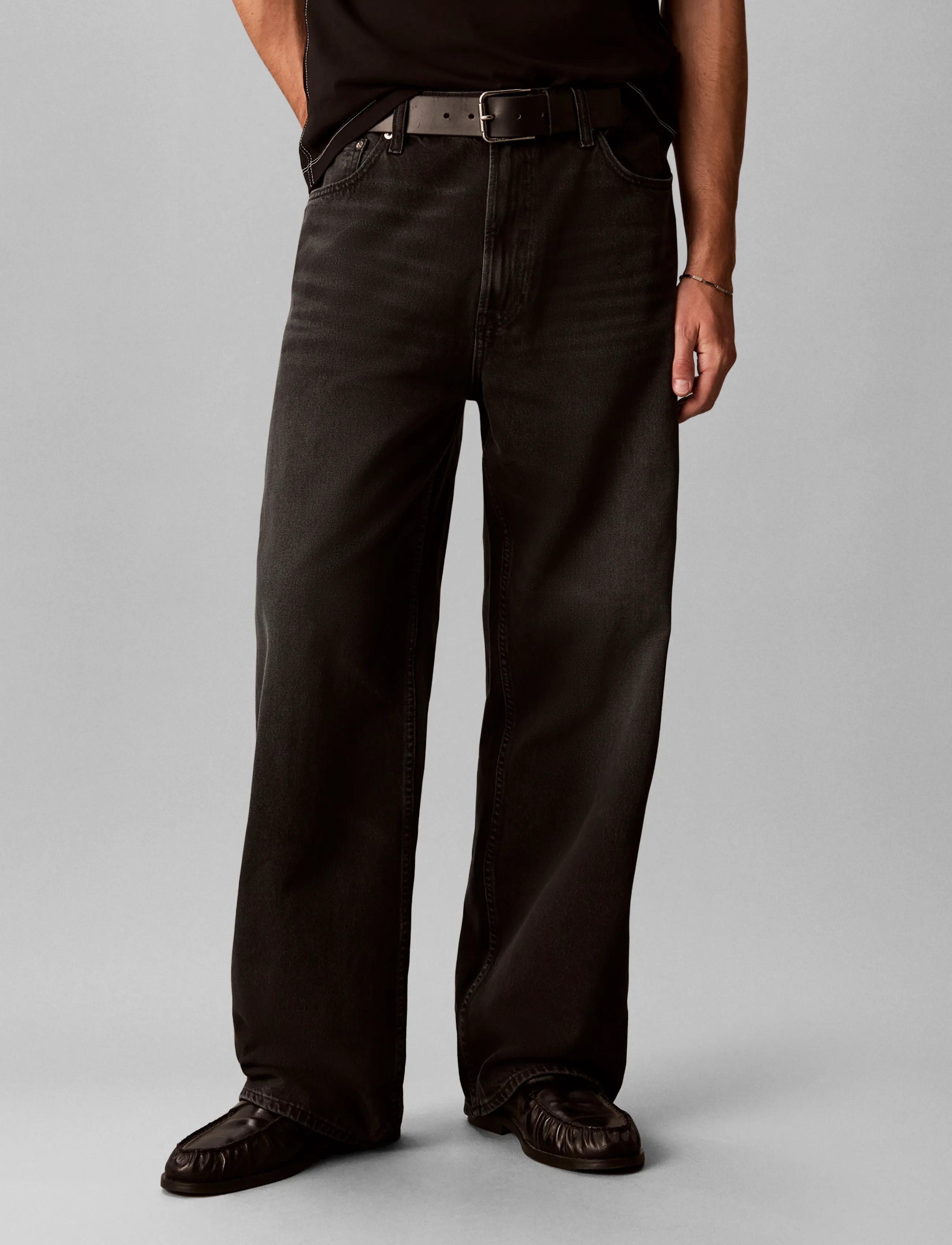 Calvin Klein Jeans - BAGGY MIDNIGHT EMERALD JEAN - midnight emerald - 3