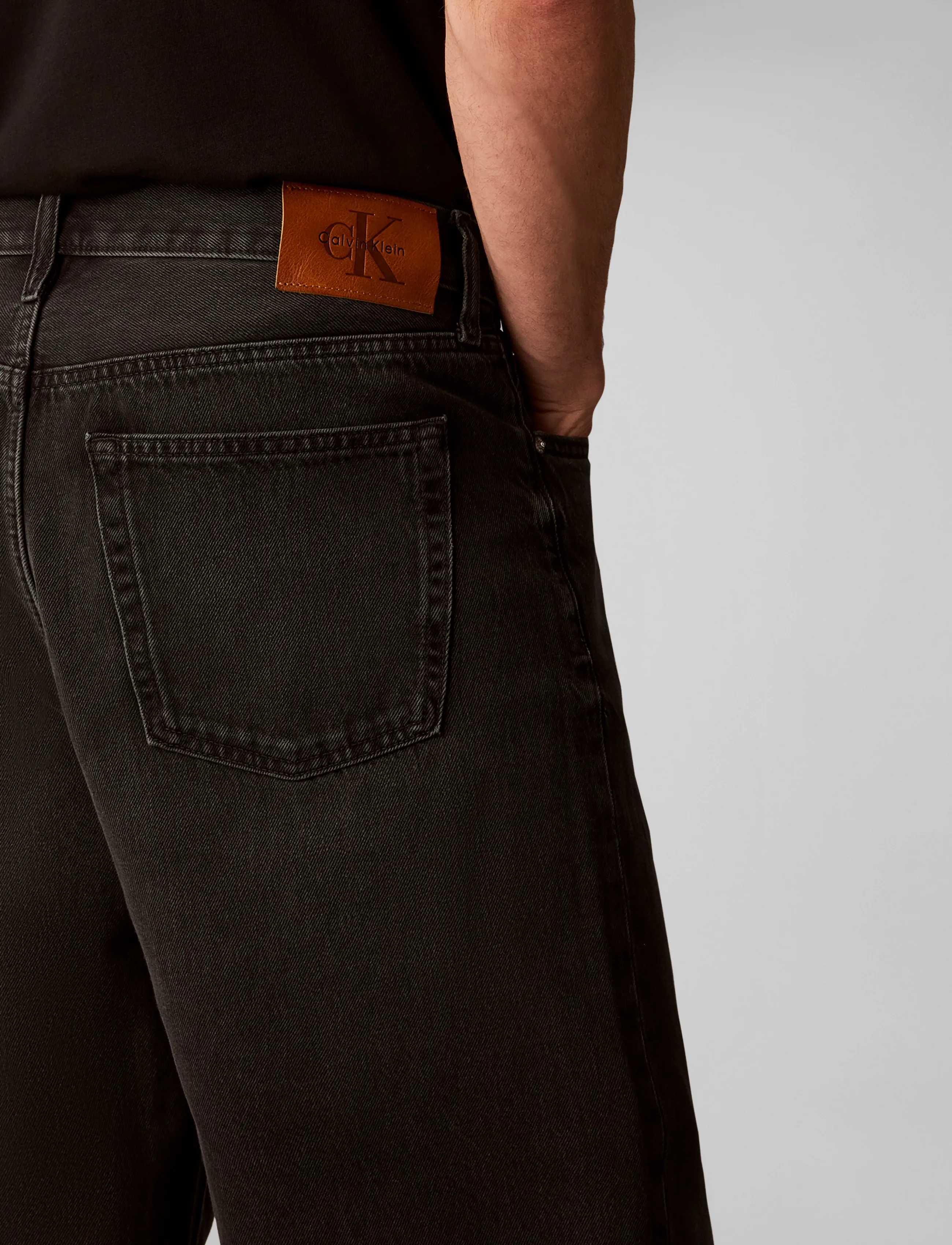 Calvin Klein Jeans BAGGY MIDNIGHT EMERALD JEAN - Tøj - MIDNIGHT EMERALD / green