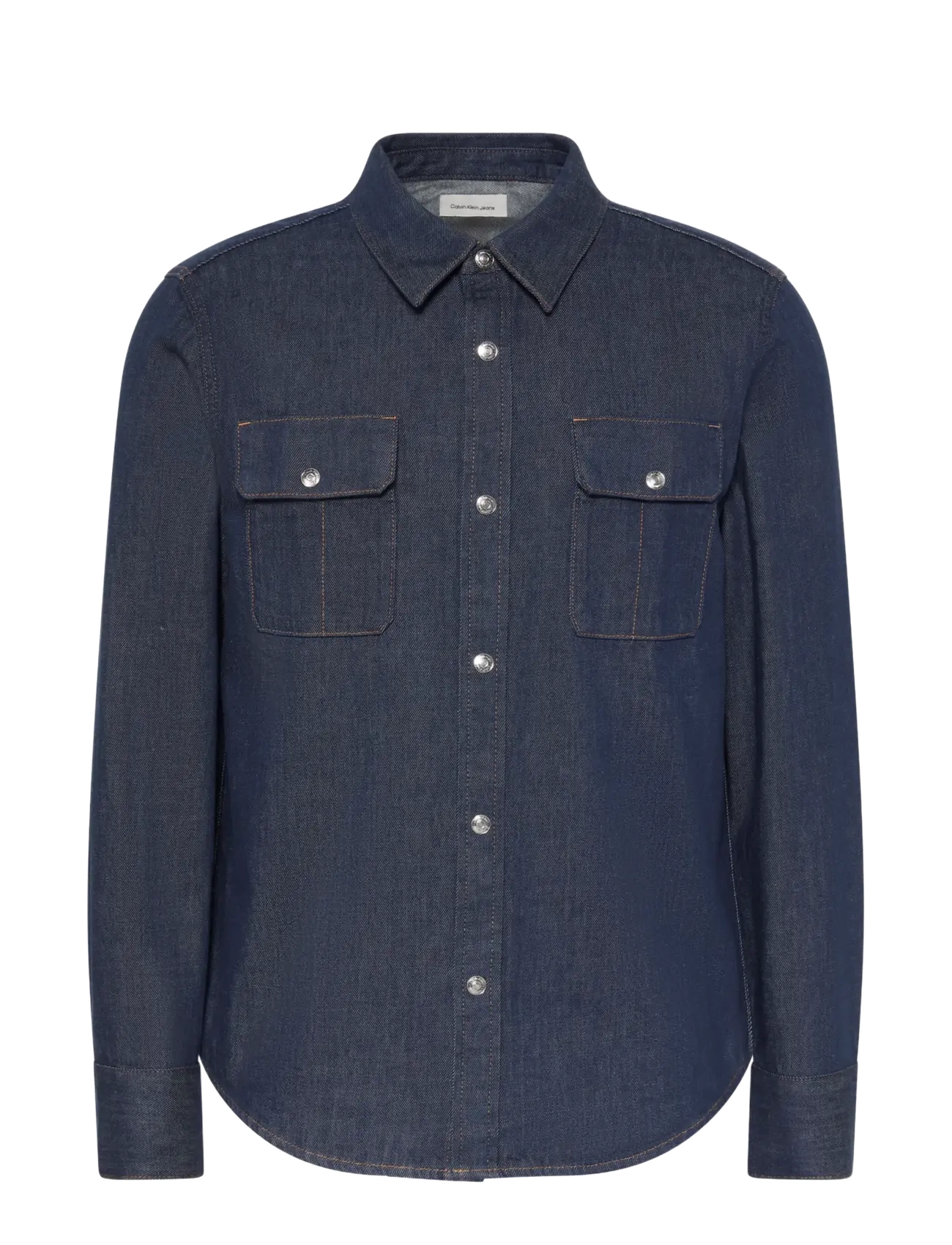 Calvin Klein Jeans - ICONIC INDIGO WSTRN DNM SHIRT - jeansskjortor - iconic indigo - 1
