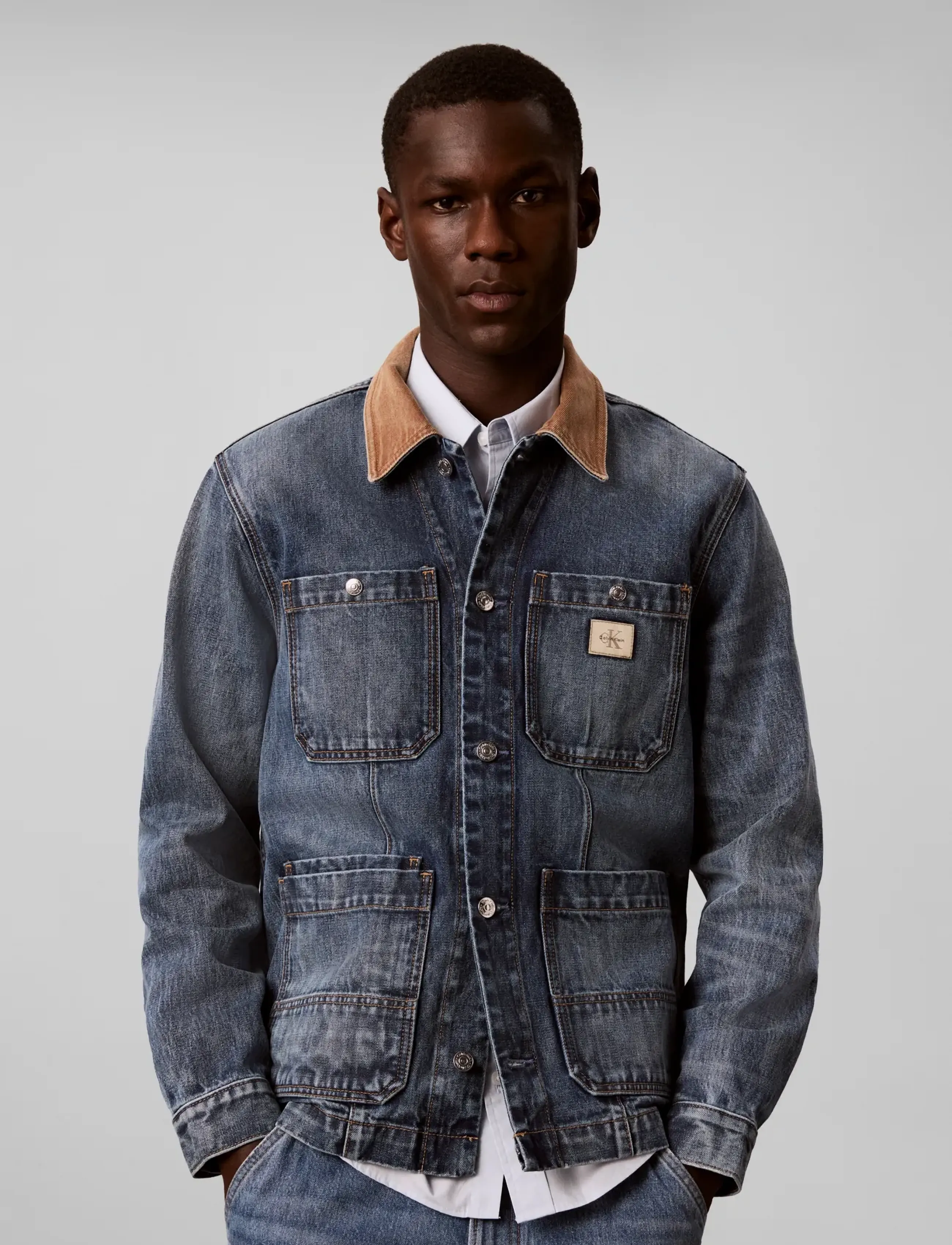 Calvin Klein Jeans - SHORT LINE CLASSIC CHORE JACKET - short line - 3