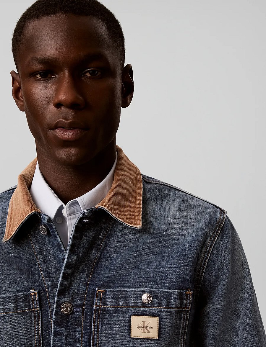 Calvin Klein Jeans - SHORT LINE CLASSIC CHORE JACKET - short line - 4