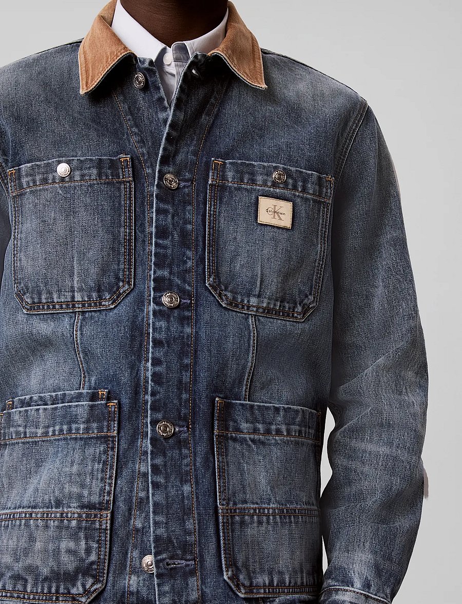 Calvin Klein Jeans - SHORT LINE CLASSIC CHORE JACKET - short line - 5