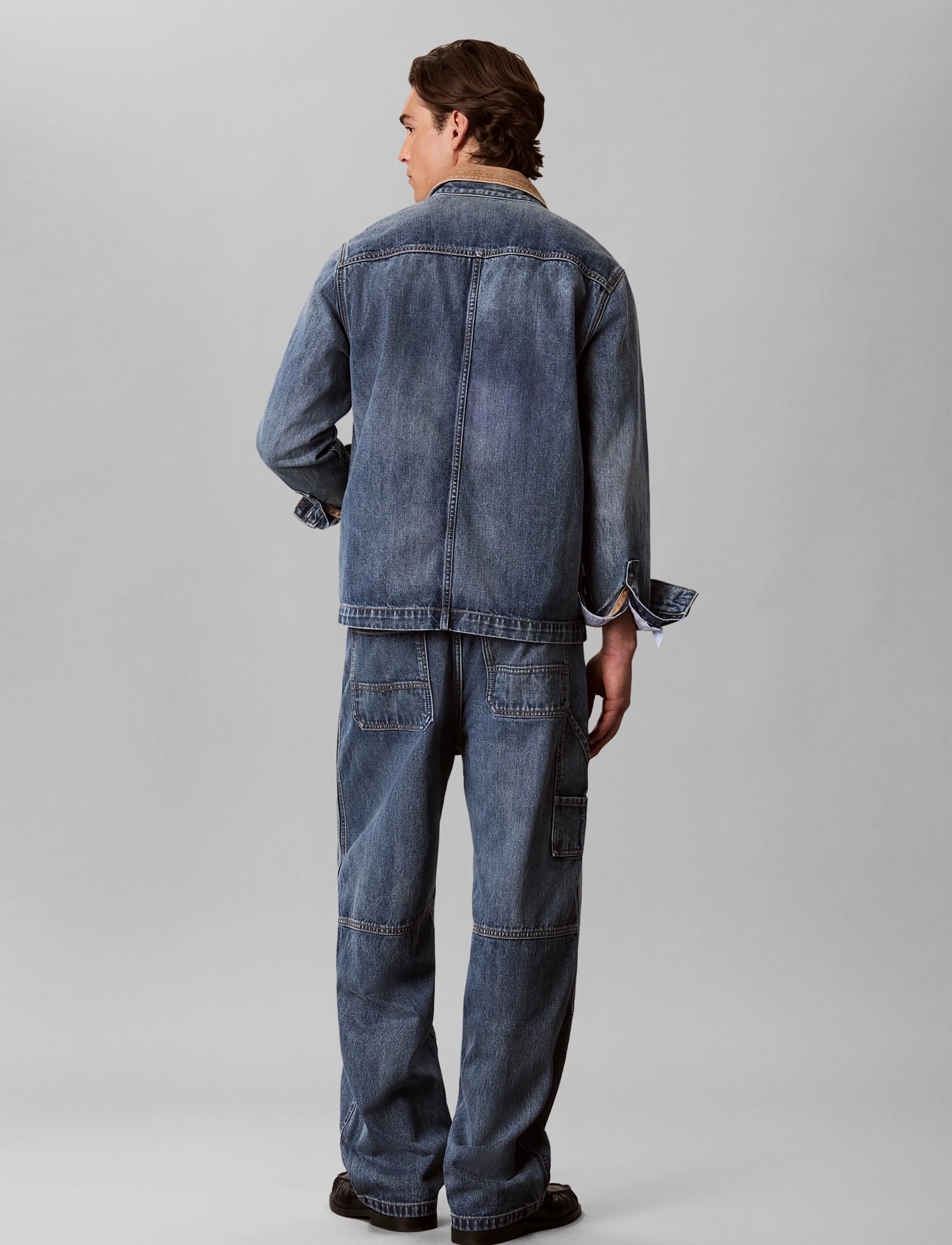 Calvin Klein Jeans - DOUBLE CARPENTER JEAN SHORT LINE - short line - 2
