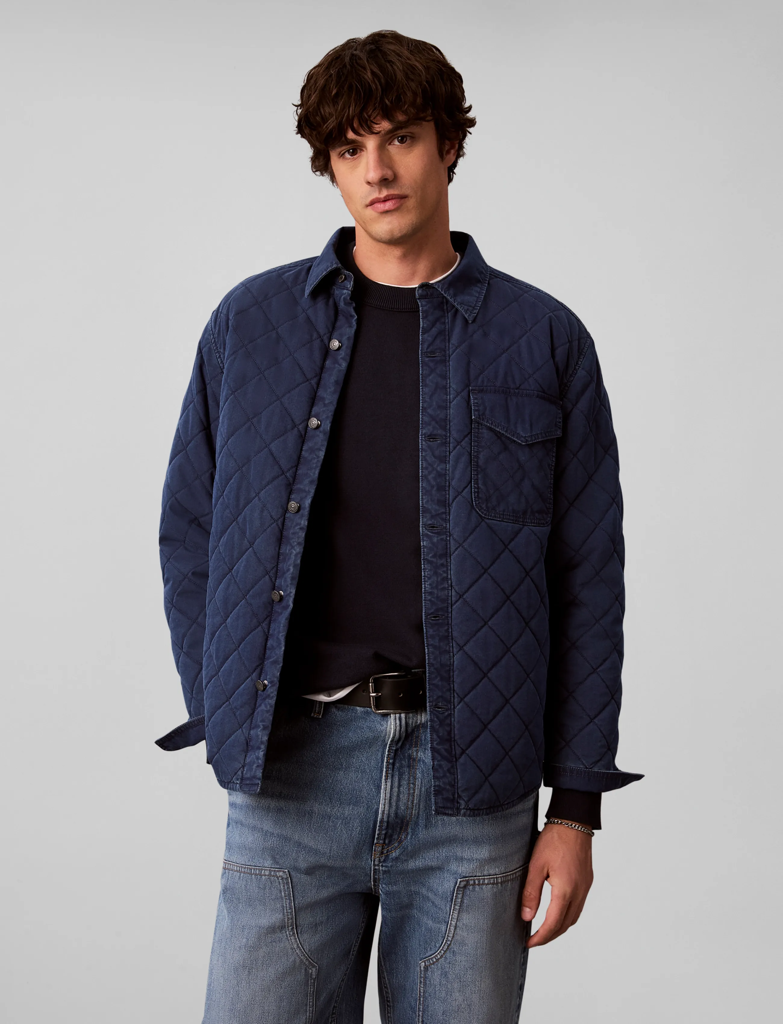 Calvin Klein Jeans - QUILTED NYLON OVERSHIRT APPALACH - fall jackets - appalachian - 3