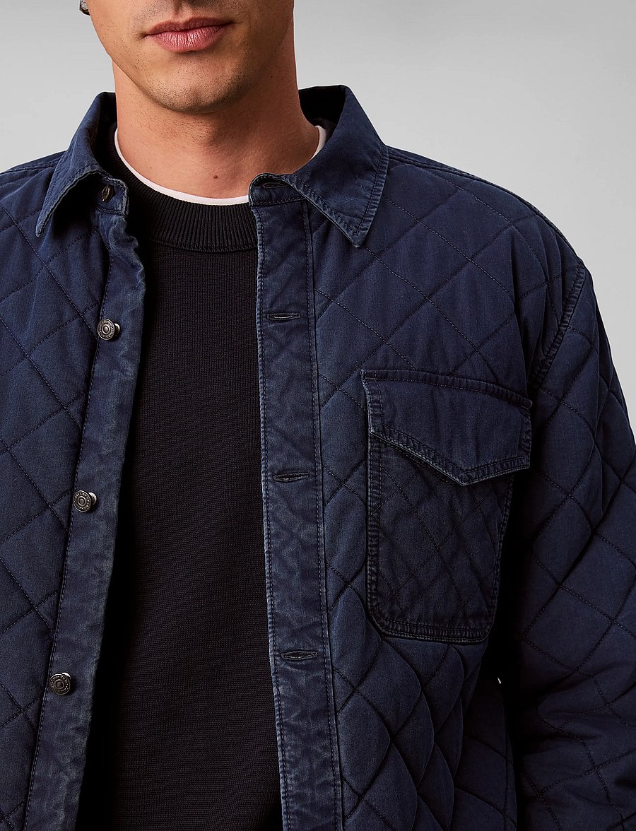 Calvin Klein Jeans - QUILTED NYLON OVERSHIRT APPALACH - fall jackets - appalachian - 4