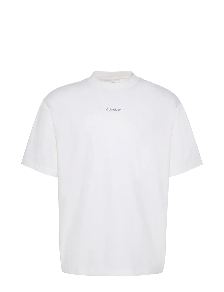 Calvin Klein Jeans - SS RXLD 16S JEANS IMAGE BACK GRA - kurzärmelige t-shirts - bright white - 1