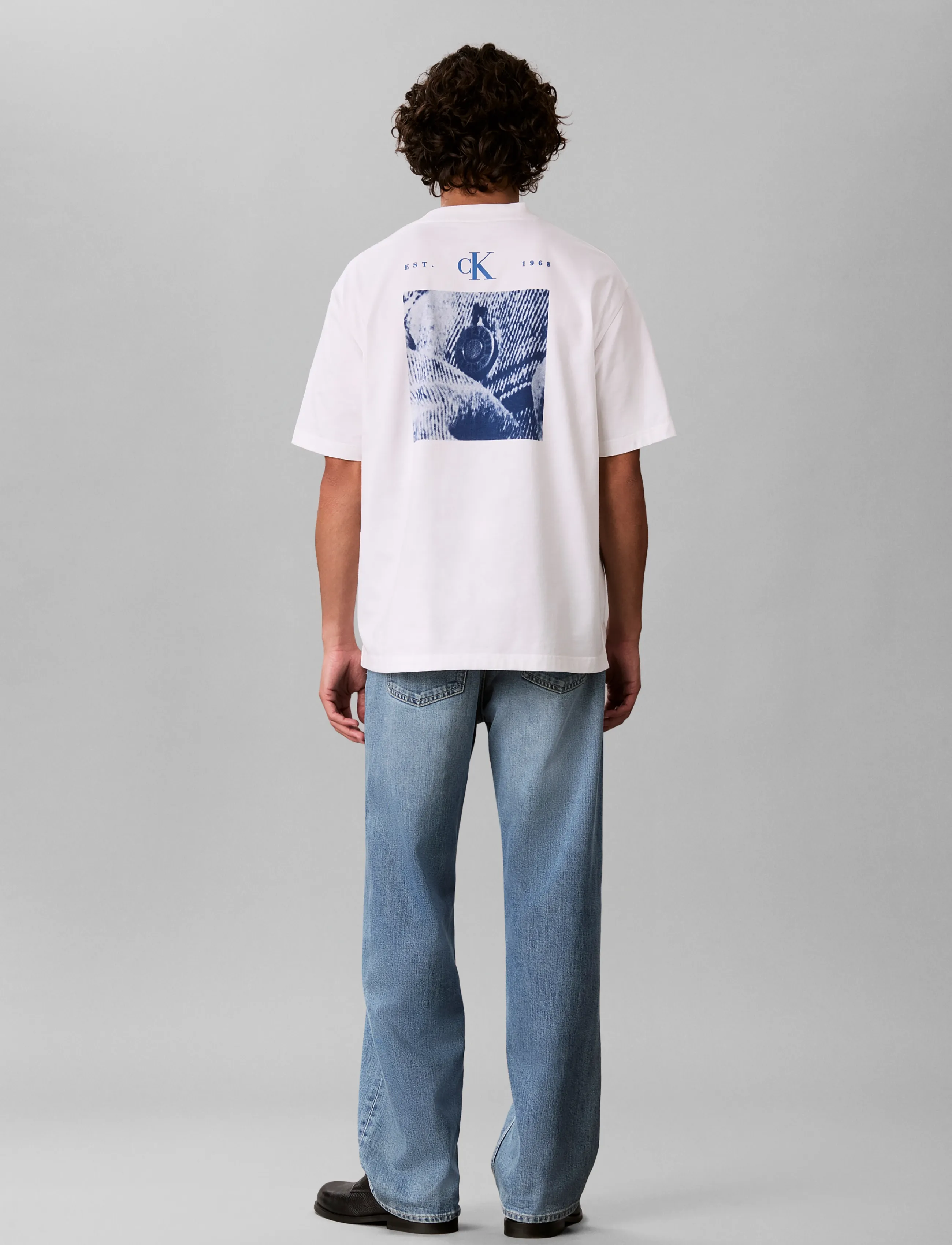 Calvin Klein Jeans - SS RXLD 16S JEANS IMAGE BACK GRA - bright white - 2
