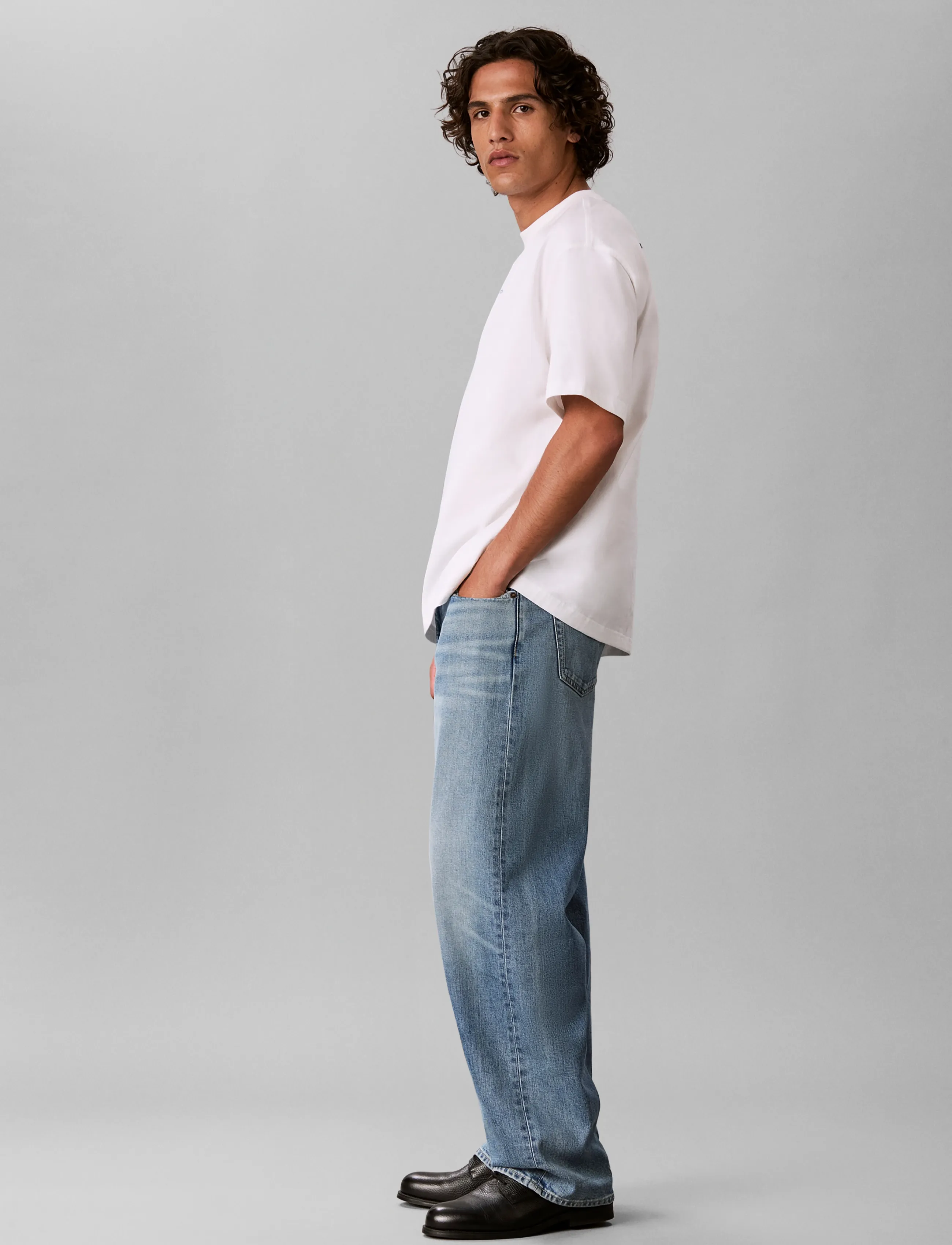 Calvin Klein Jeans - SS RXLD 16S JEANS IMAGE BACK GRA - bright white - 3