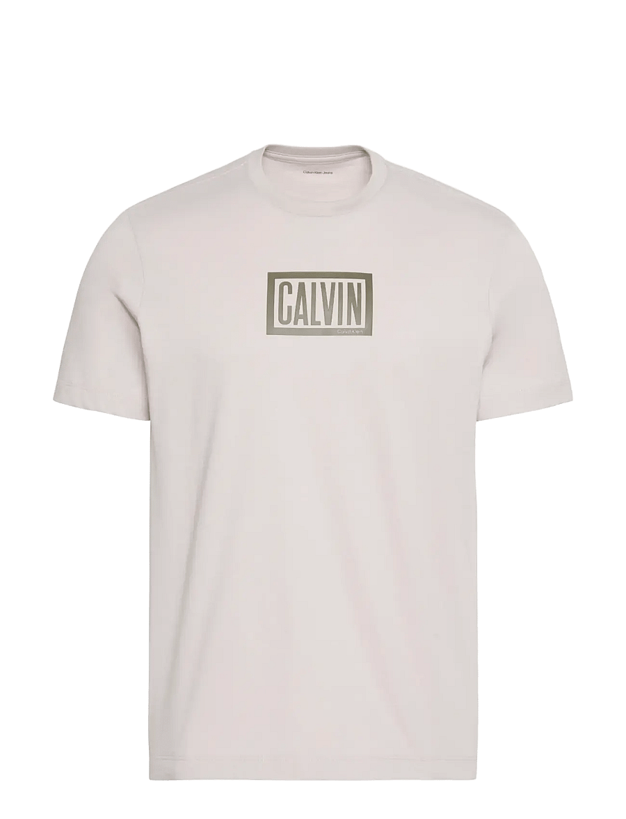 Calvin Klein Jeans - SS 30S EU BOXED CALVIN GRAPHIC T - lühikeste varrukatega t-särgid - ashes of roses - 1