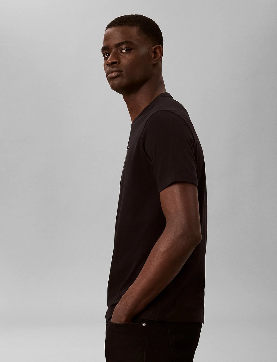 Calvin Klein Jeans - SS 30S EU BOXED CALVIN GRAPHIC T - lühikeste varrukatega t-särgid - black - 5