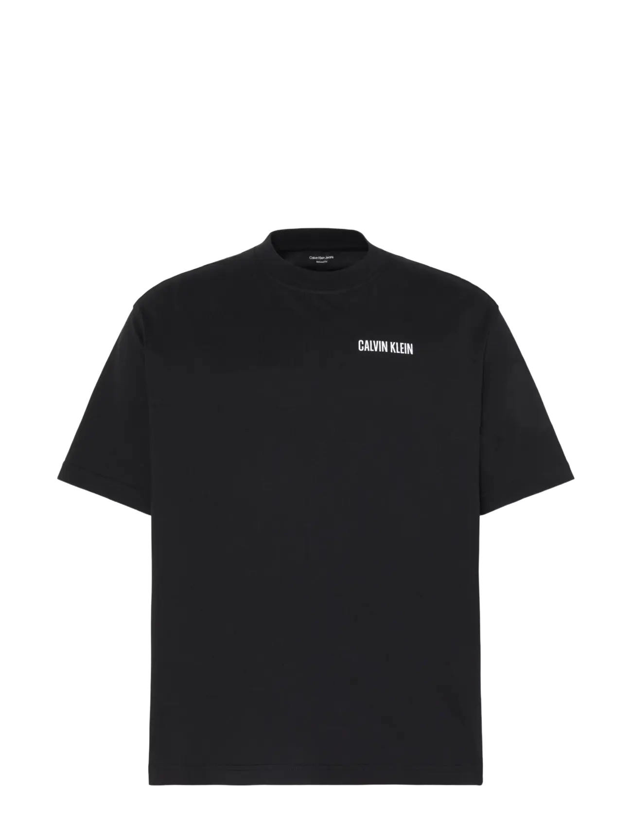 Calvin Klein Jeans - SS RLX 20S CALVIN OR NTHING BCK - lühikeste varrukatega t-särgid - black - 1