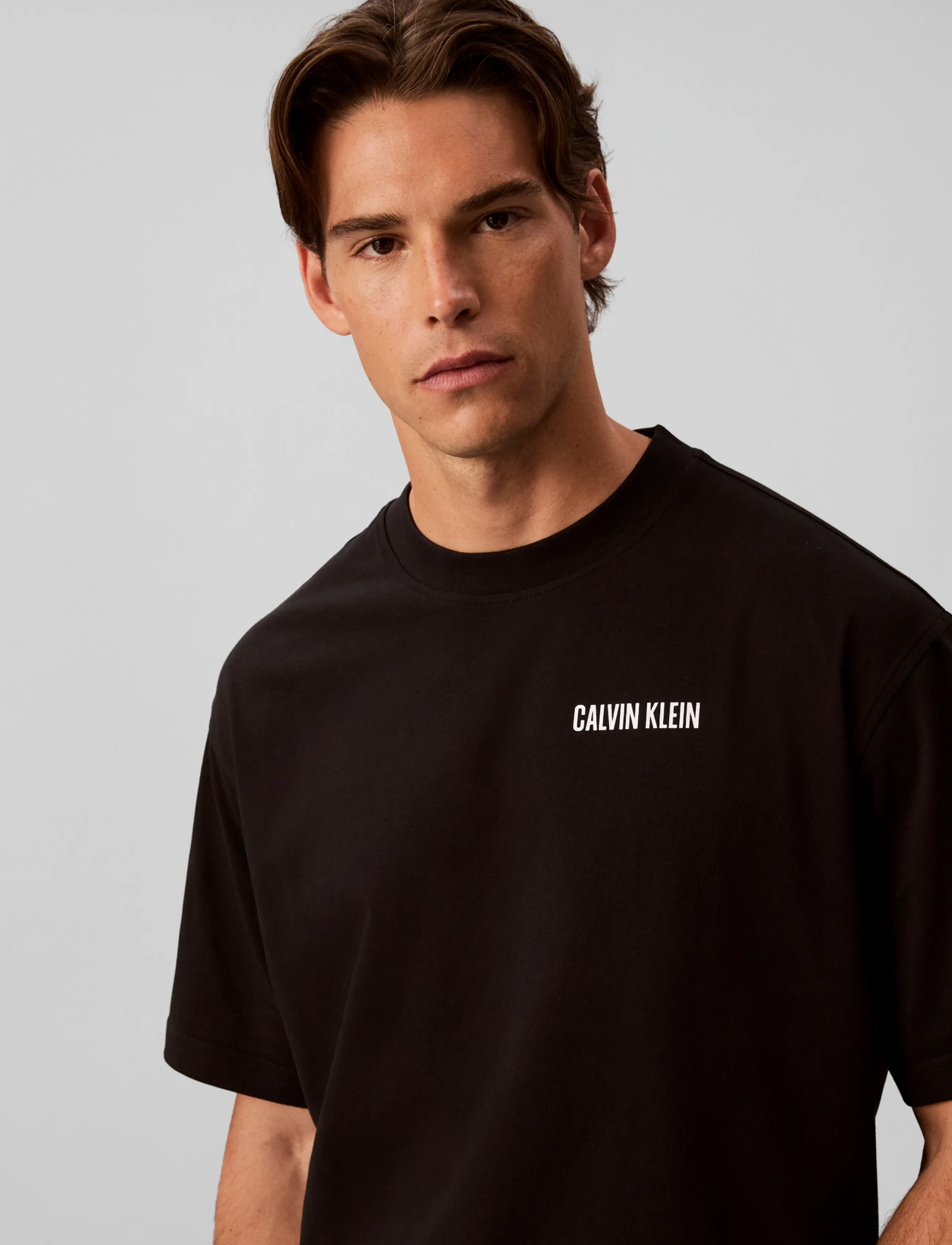 Calvin Klein Jeans - SS RLX 20S CALVIN OR NTHING BCK - lühikeste varrukatega t-särgid - black - 4