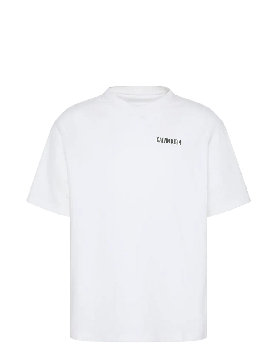 Calvin Klein Jeans - SS RLX 20S CALVIN OR NTHING BCK - short-sleeved t-shirts - bright white - 1