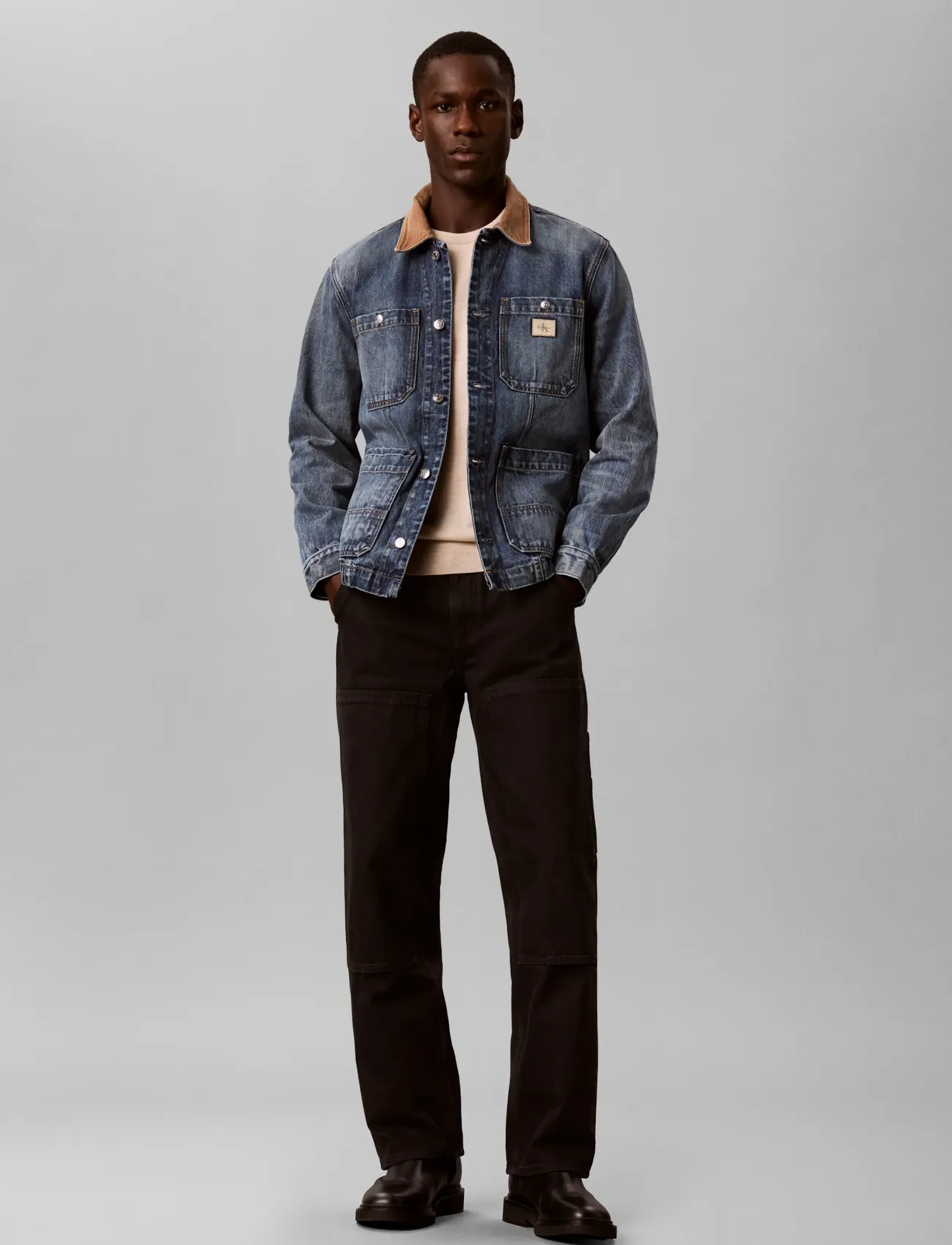 Calvin Klein Jeans - BAGGY CK CLASSIC BLACK CRPNTR JE - hosen & jeans - ck classic black - 0