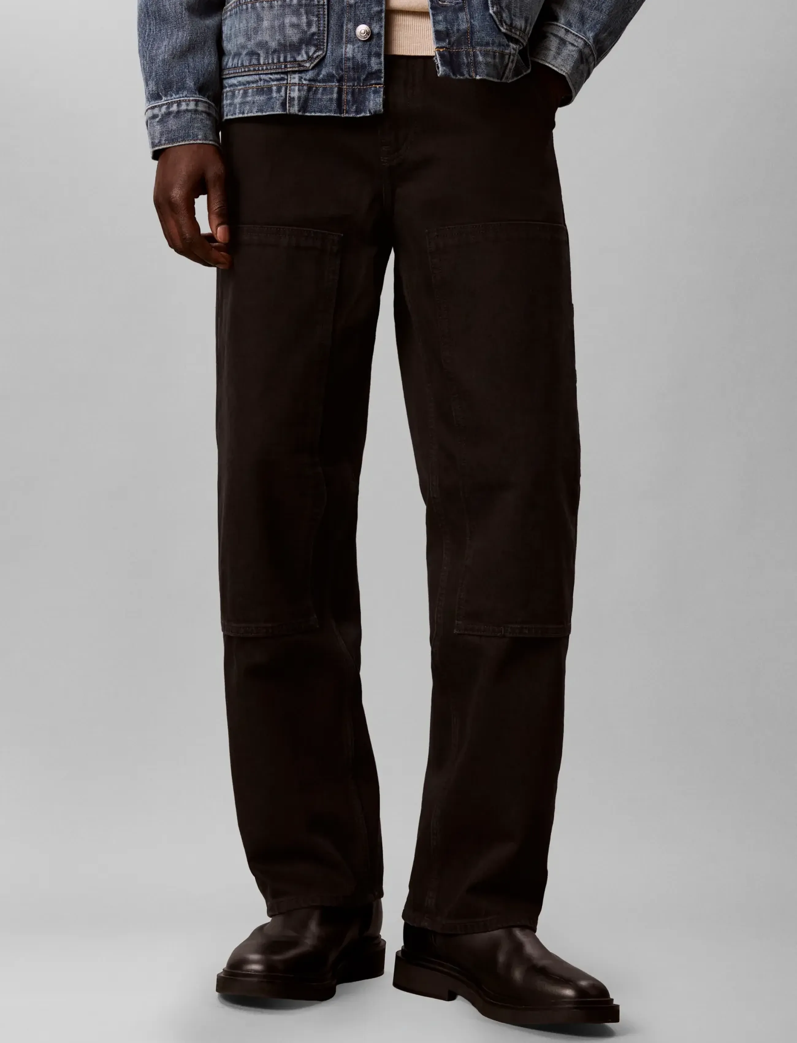 Calvin Klein Jeans - BAGGY CK CLASSIC BLACK CRPNTR JE - hosen & jeans - ck classic black - 3