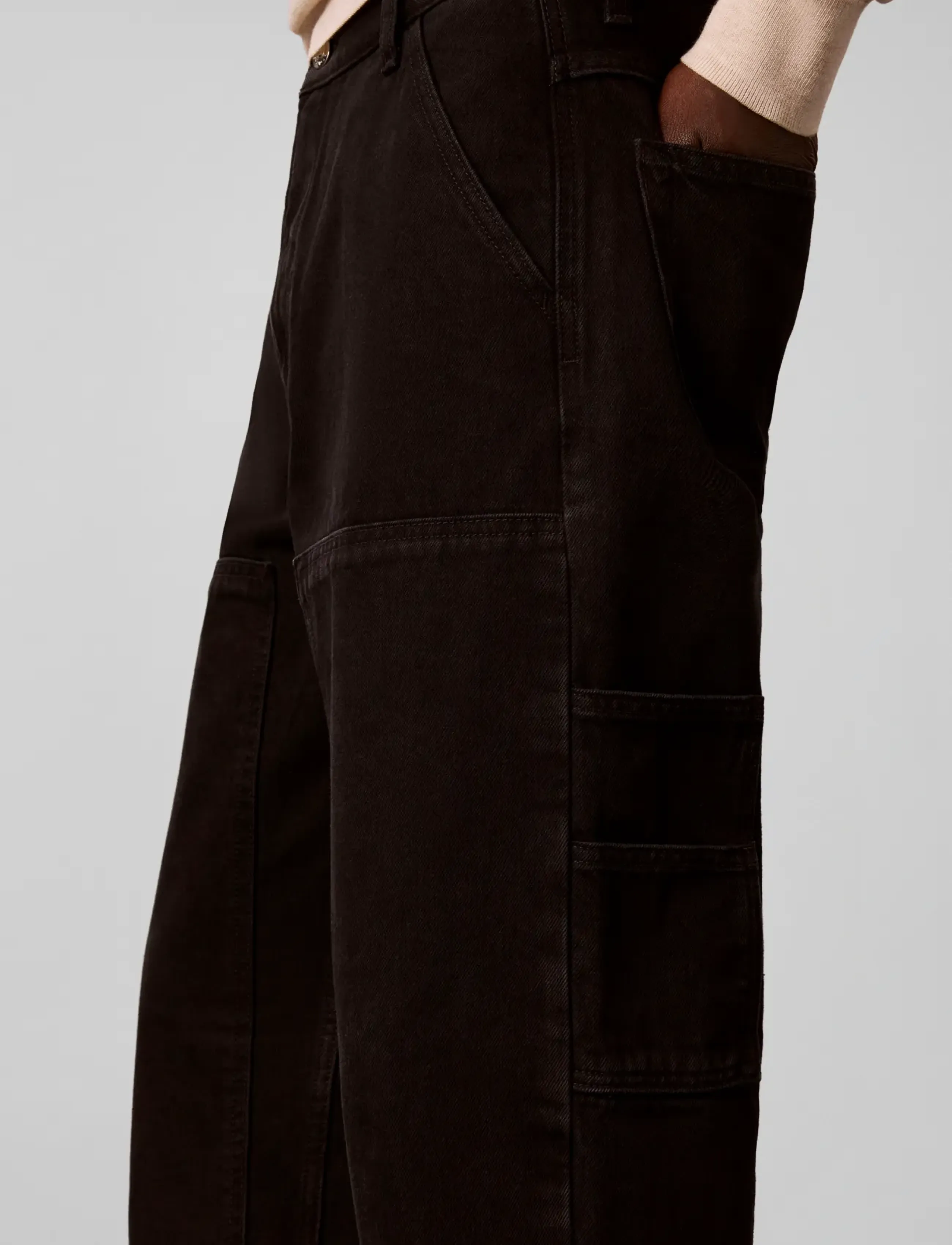 Calvin Klein Jeans - BAGGY CK CLASSIC BLACK CRPNTR JE - hosen & jeans - ck classic black - 5