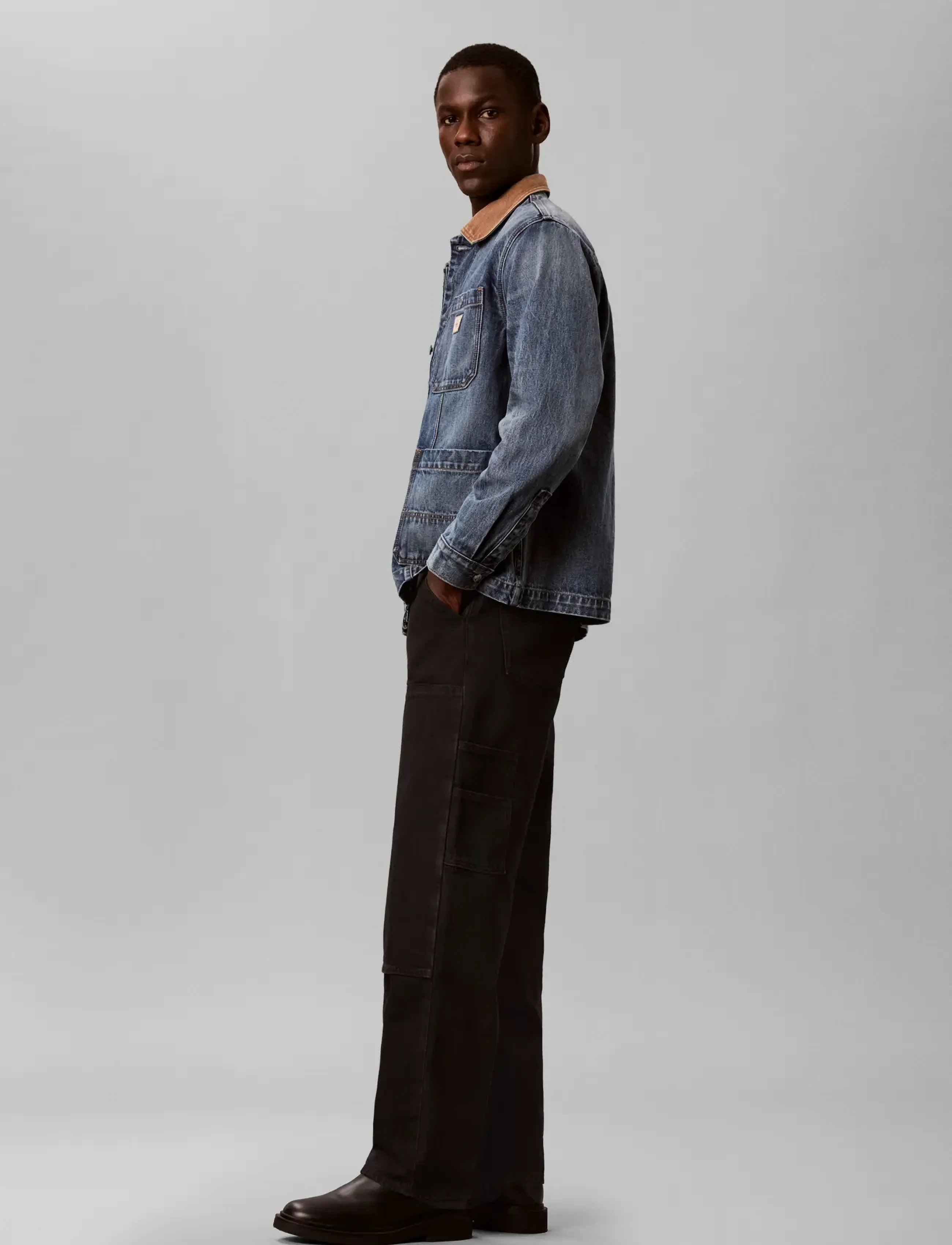 Calvin Klein Jeans BAGGY CK CLASSIC BLACK CRPNTR JE - Kleidung - CK CLASSIC BLACK / black