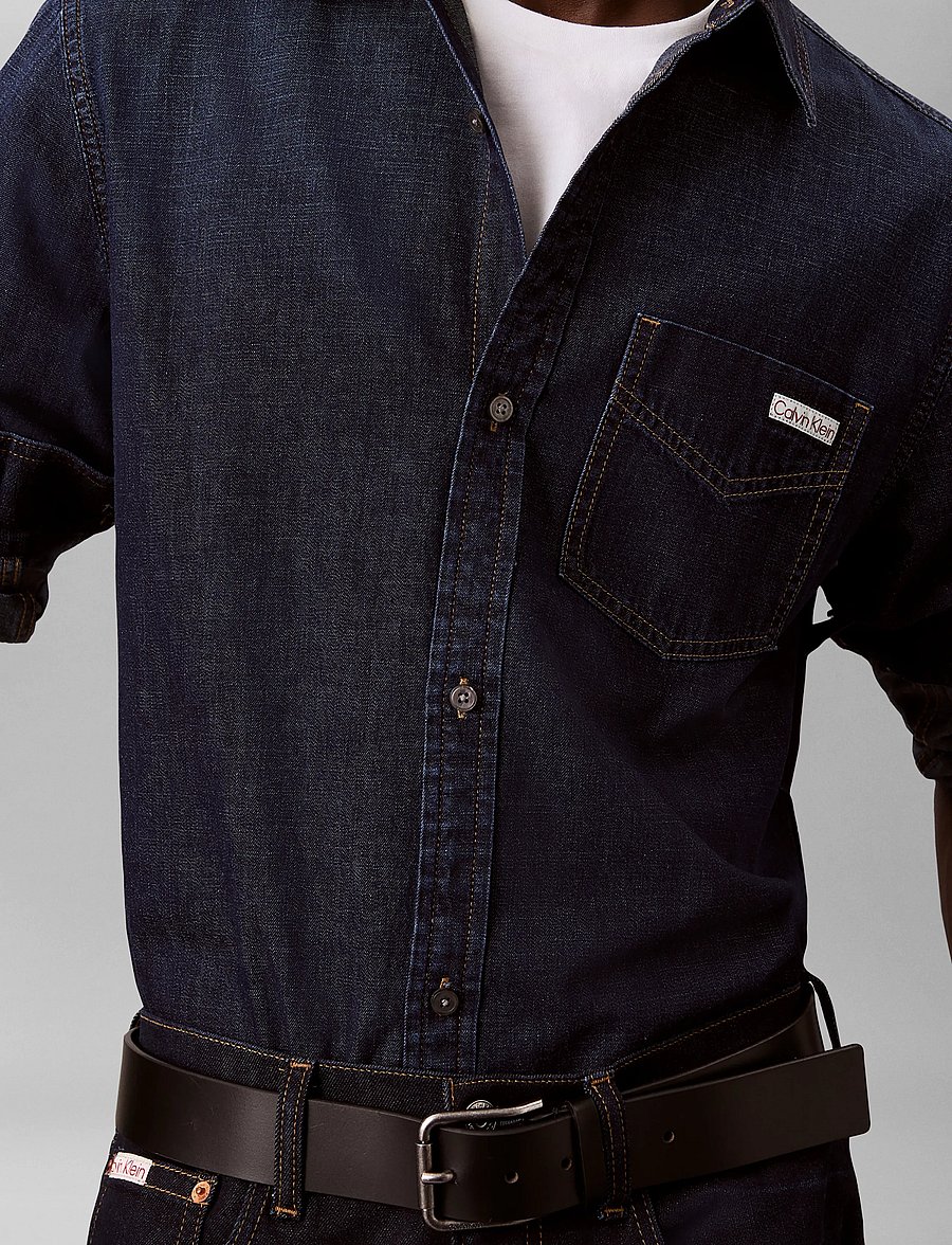 Calvin Klein Jeans - ESSENTIAL CLASSIC FELDMAN SHIRT - teksasärgid - feldman - 4