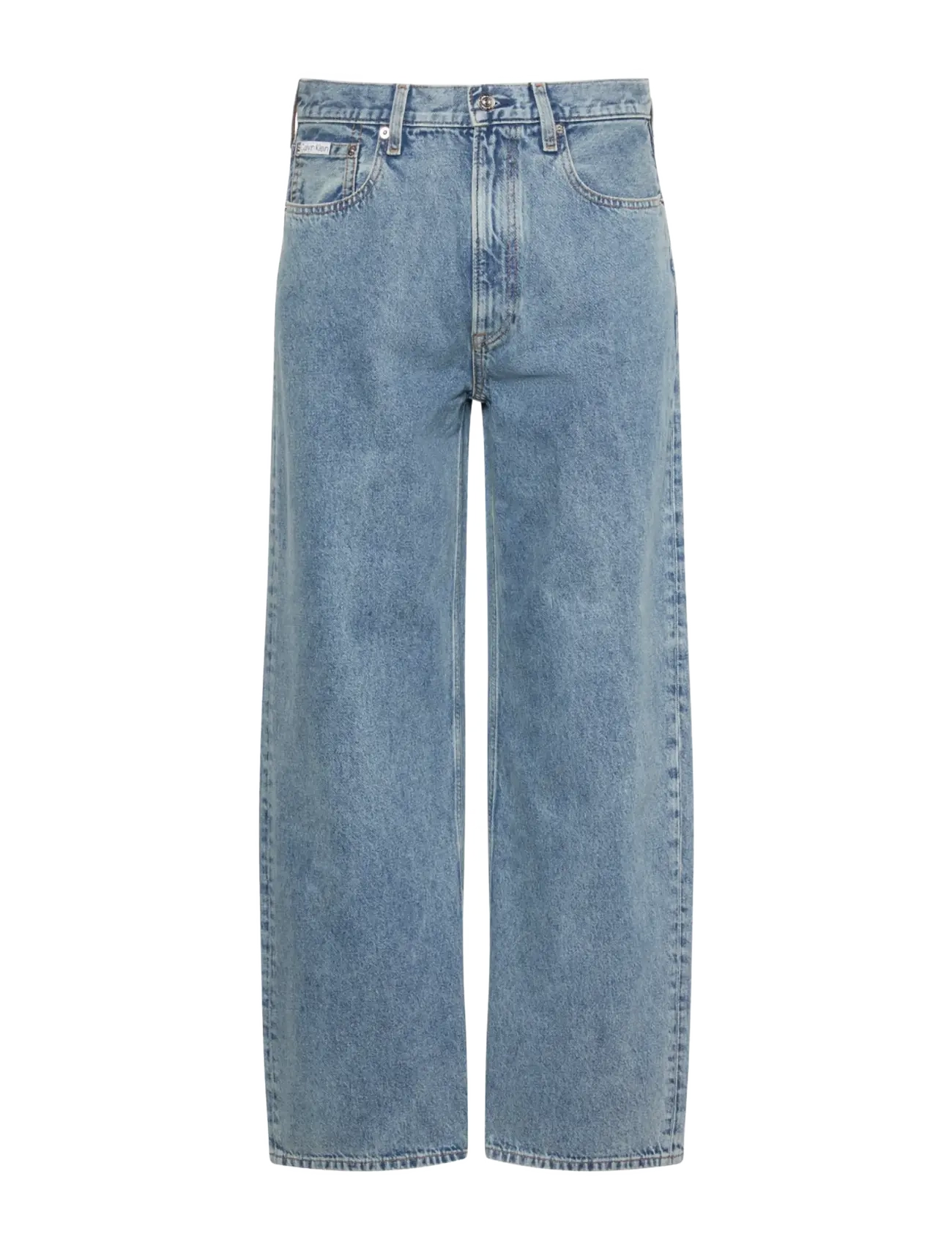 Calvin Klein Jeans RELAXED BAGGY SILVER STONE JEAN - Jeans - SILVER STONE / blue