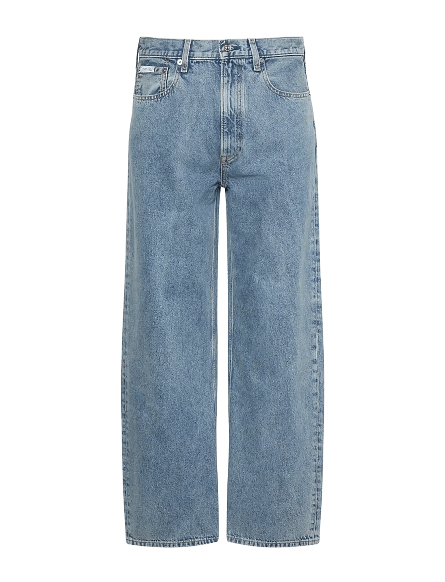 Calvin Klein Jeans - RELAXED BAGGY SILVER STONE JEAN - loose jeans - silver stone - 1