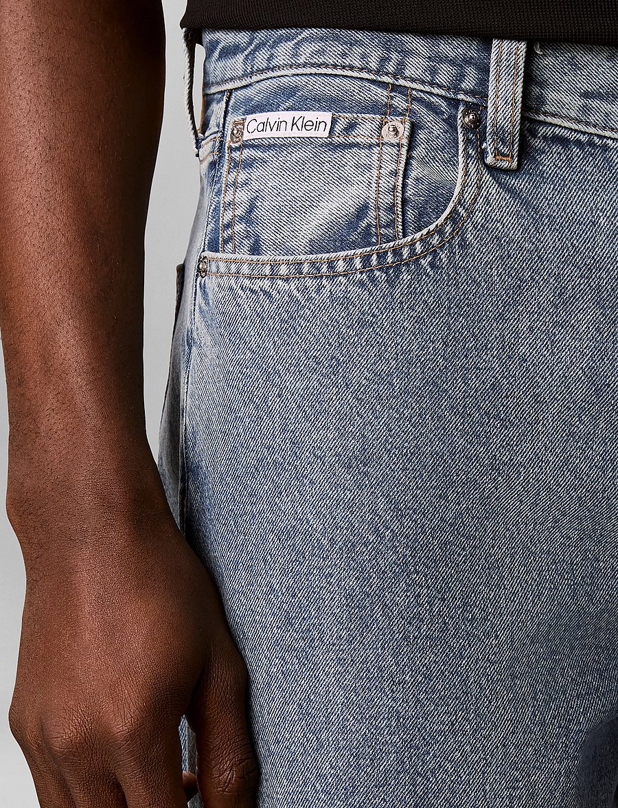 Calvin Klein Jeans - RELAXED BAGGY SILVER STONE JEAN - loose jeans - silver stone - 4