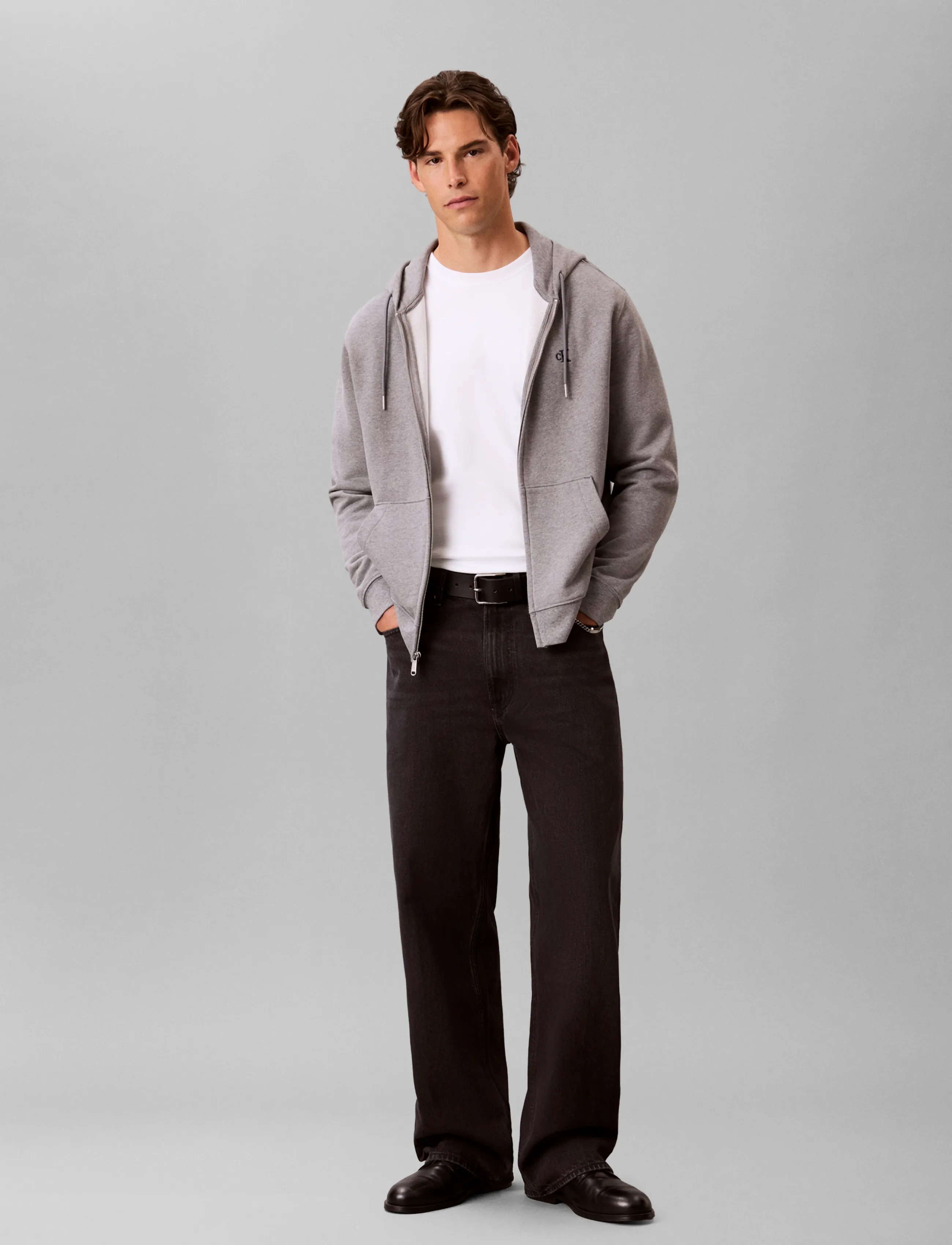 Calvin Klein Jeans RELAXED BAGGY SIDEWALK - Kläder - SIDEWALK / black