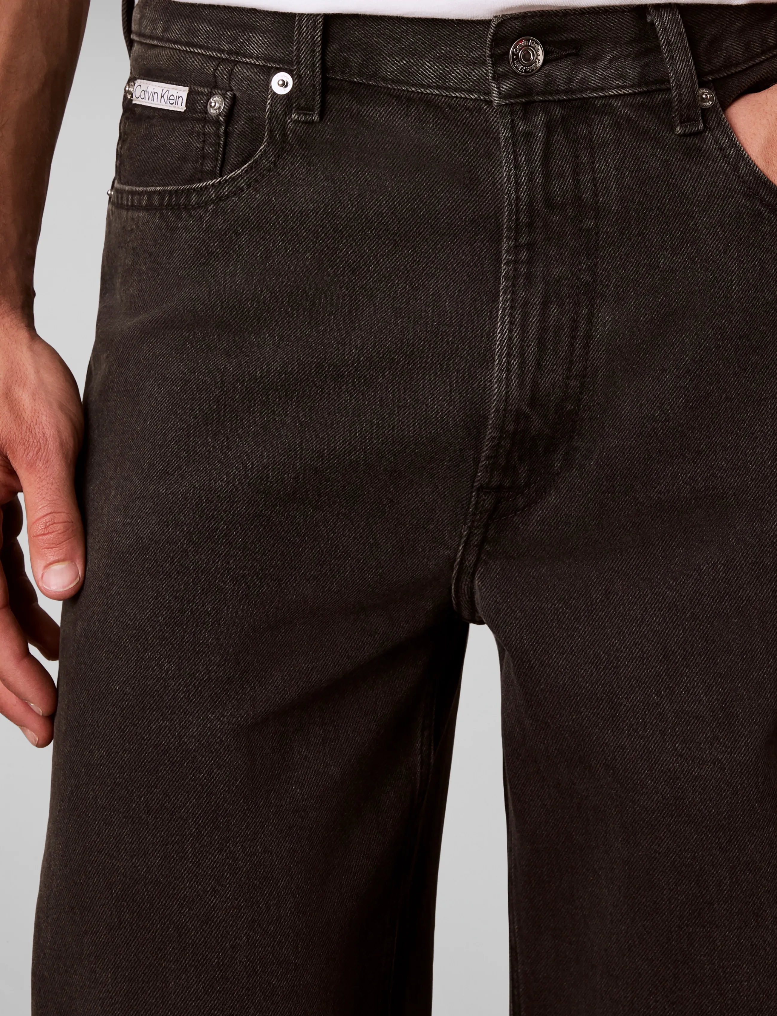 Calvin Klein Jeans - RELAXED STRAIGHT CK ESSNTL BLACK - ck essential black - 4