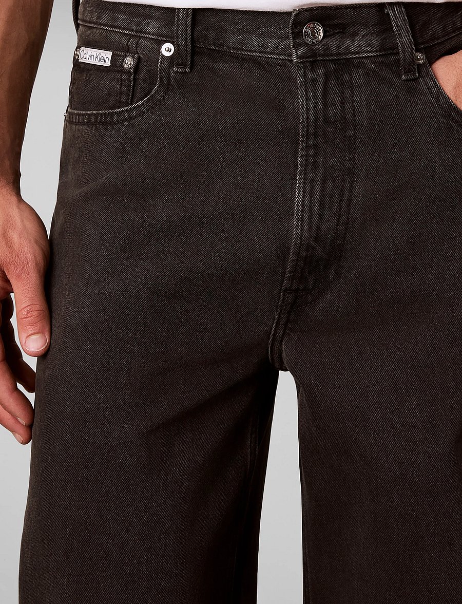 Calvin Klein Jeans - RELAXED STRAIGHT CK ESSNTL BLACK - loose jeans - ck essential black - 4
