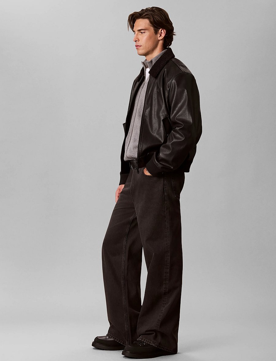 Calvin Klein Jeans - RELAXED STRAIGHT CK ESSNTL BLACK - loose jeans - ck essential black - 5