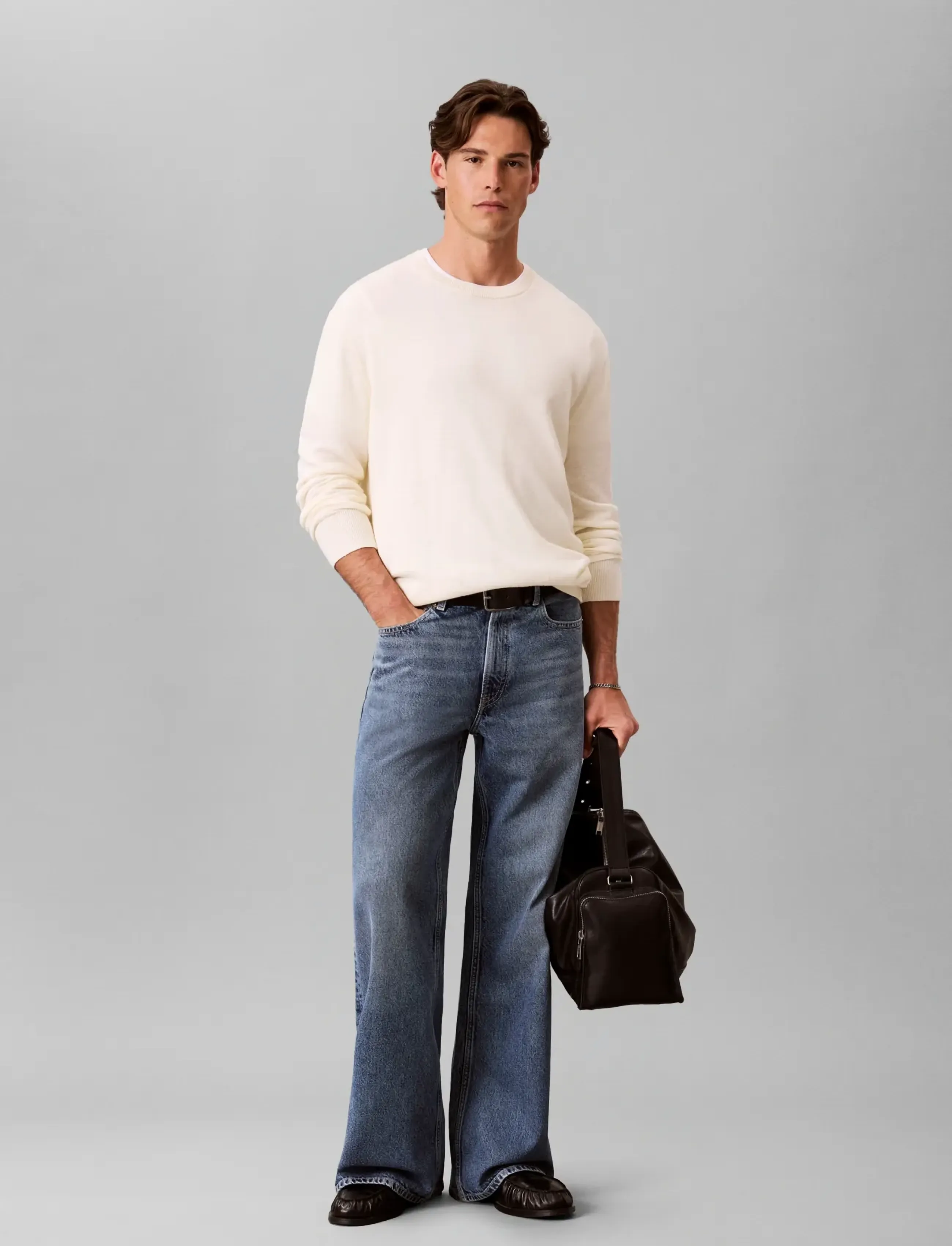 Calvin Klein Jeans - RELAXED STRAIGHT PERRY STONE - perry stone - 0