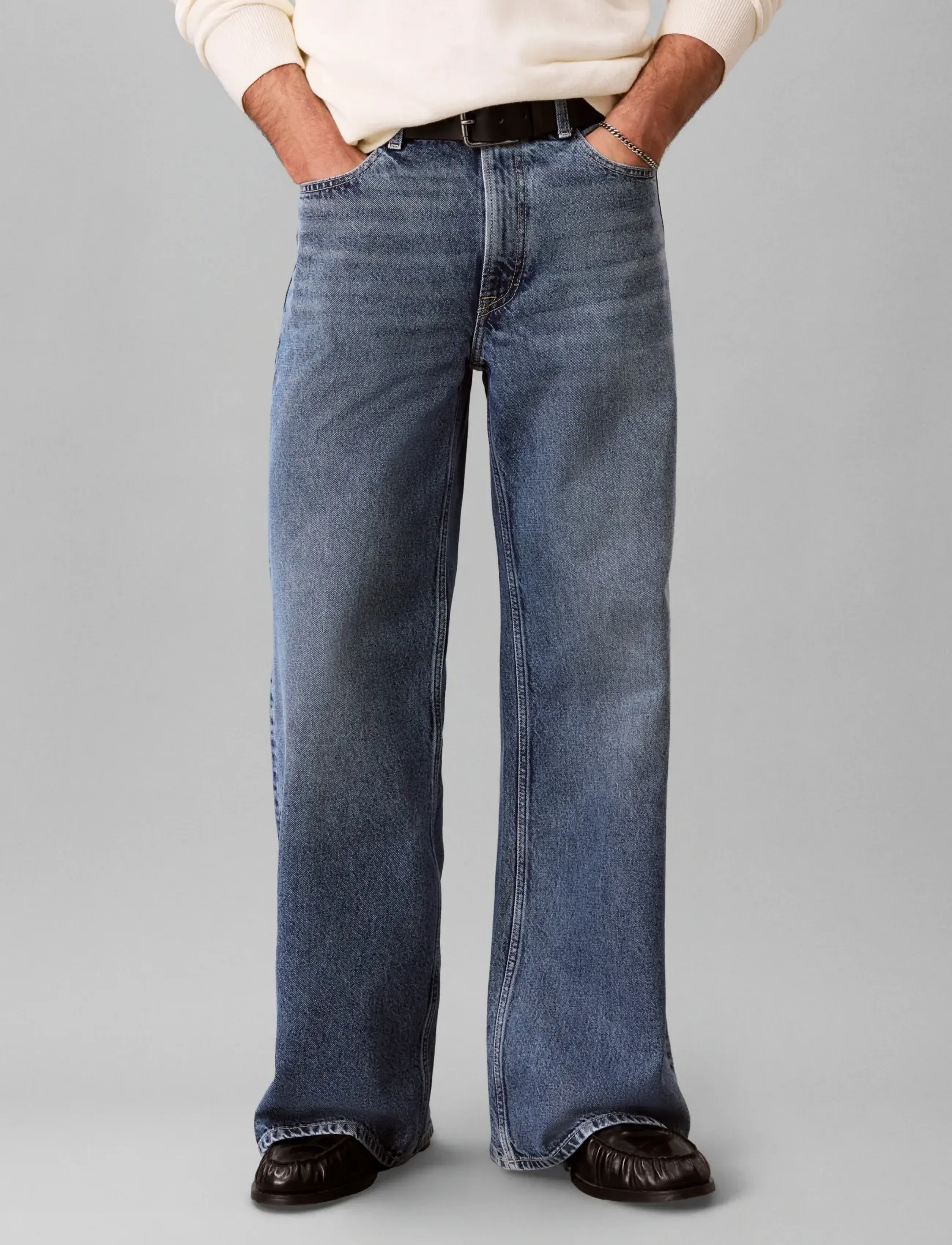 Calvin Klein Jeans - RELAXED STRAIGHT PERRY STONE - perry stone - 3
