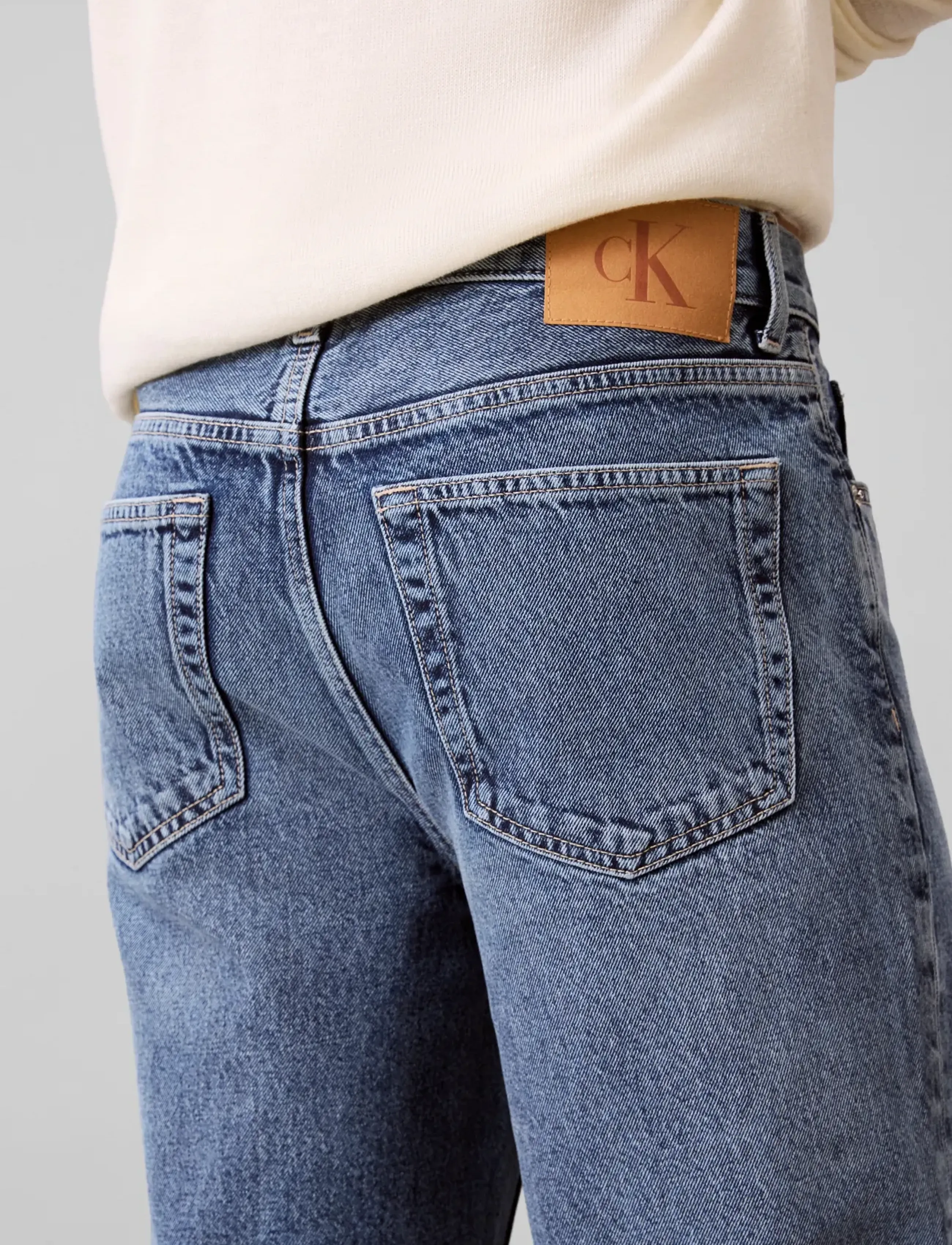 Calvin Klein Jeans - RELAXED STRAIGHT PERRY STONE - perry stone - 5