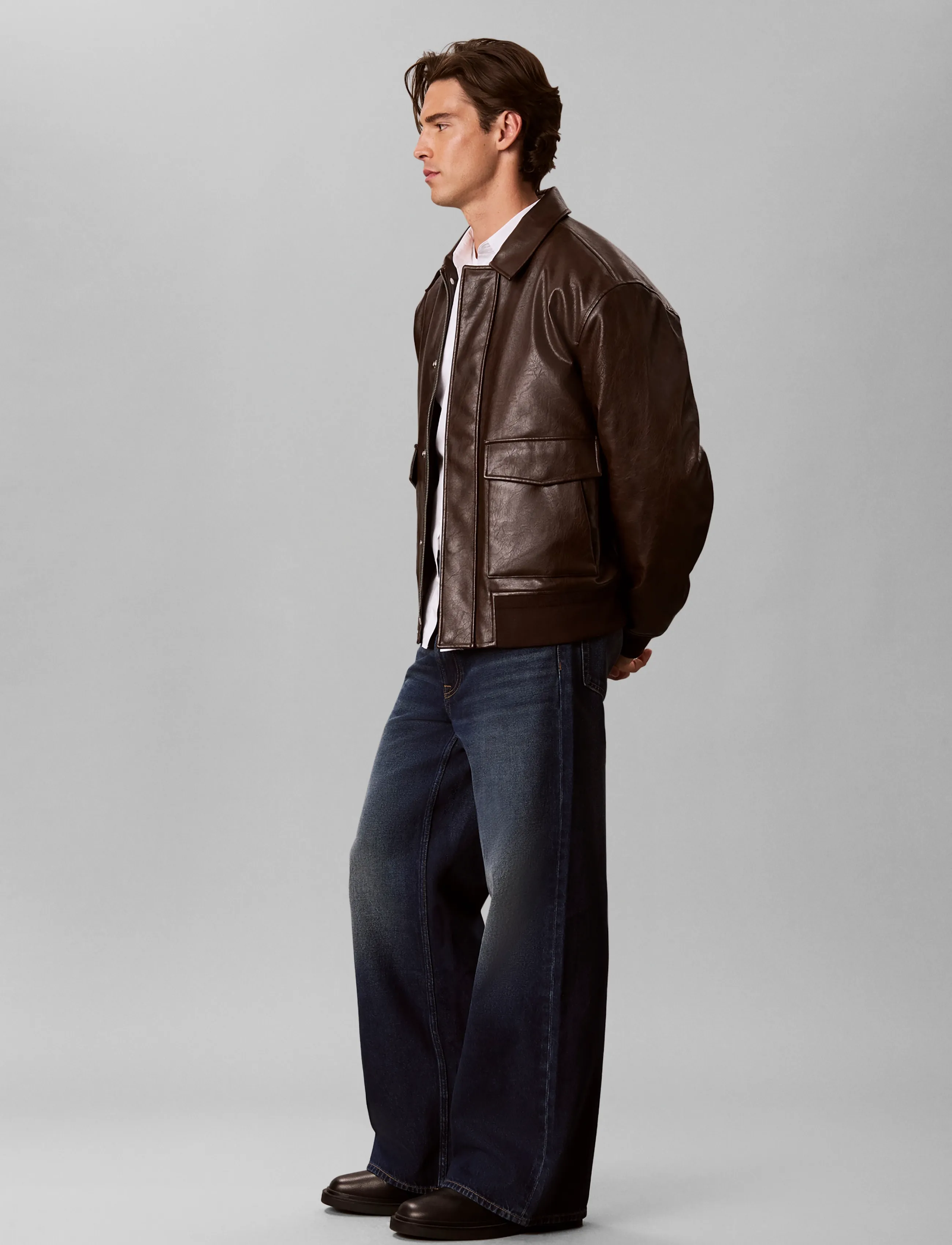 Calvin Klein Jeans - RELAXED STRAIGHT DARK CHELSEA - loose jeans - dark chelsea - 5