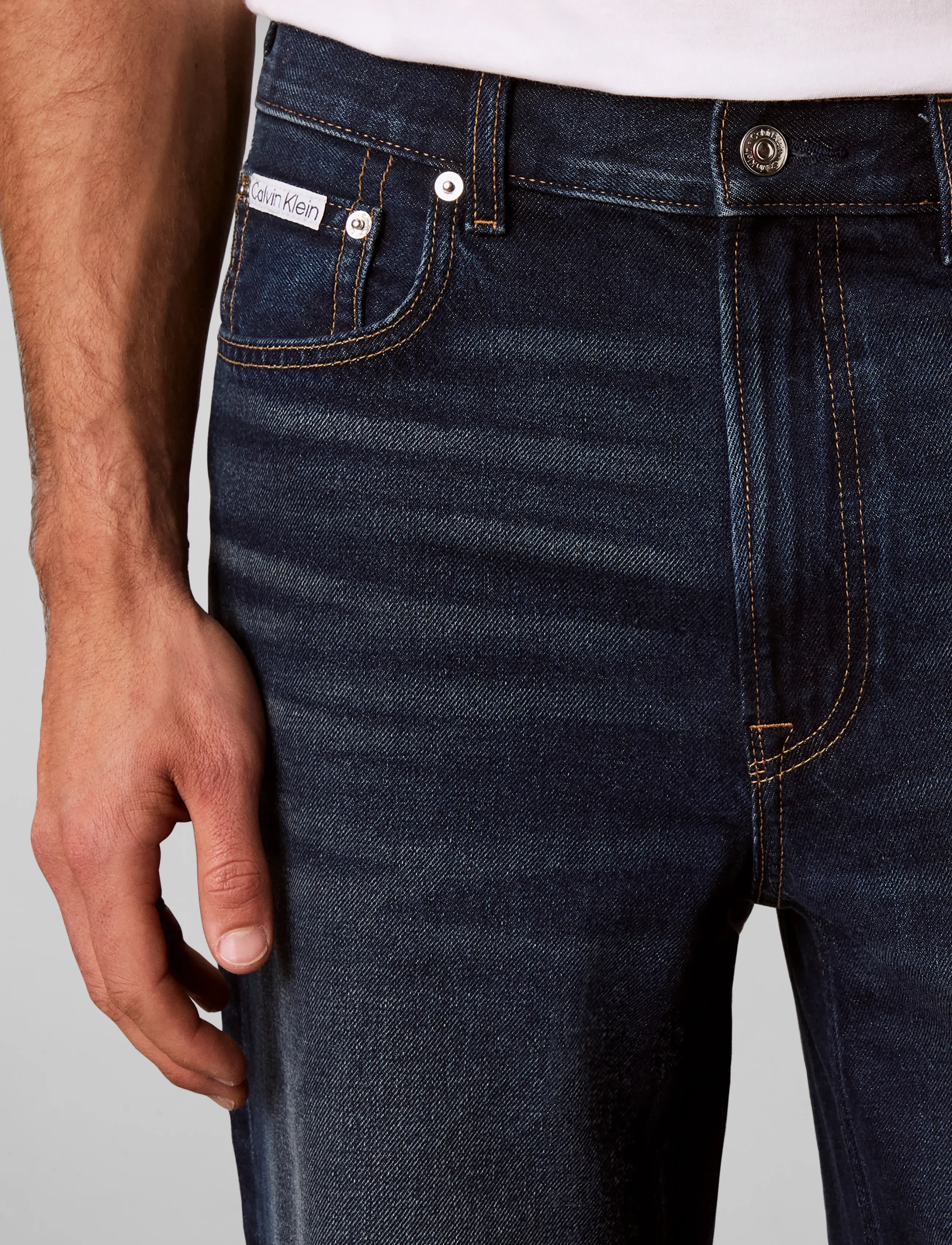Calvin Klein Jeans RELAXED STRAIGHT DARK CHELSEA - Streetstyle - DARK CHELSEA / navy