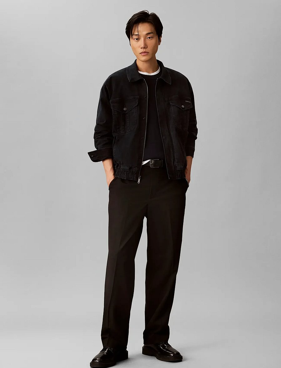 Calvin Klein Jeans - INDGO FTHR AVIATOR JACKET - ofodrade jeansjackor - indigo feather - 0