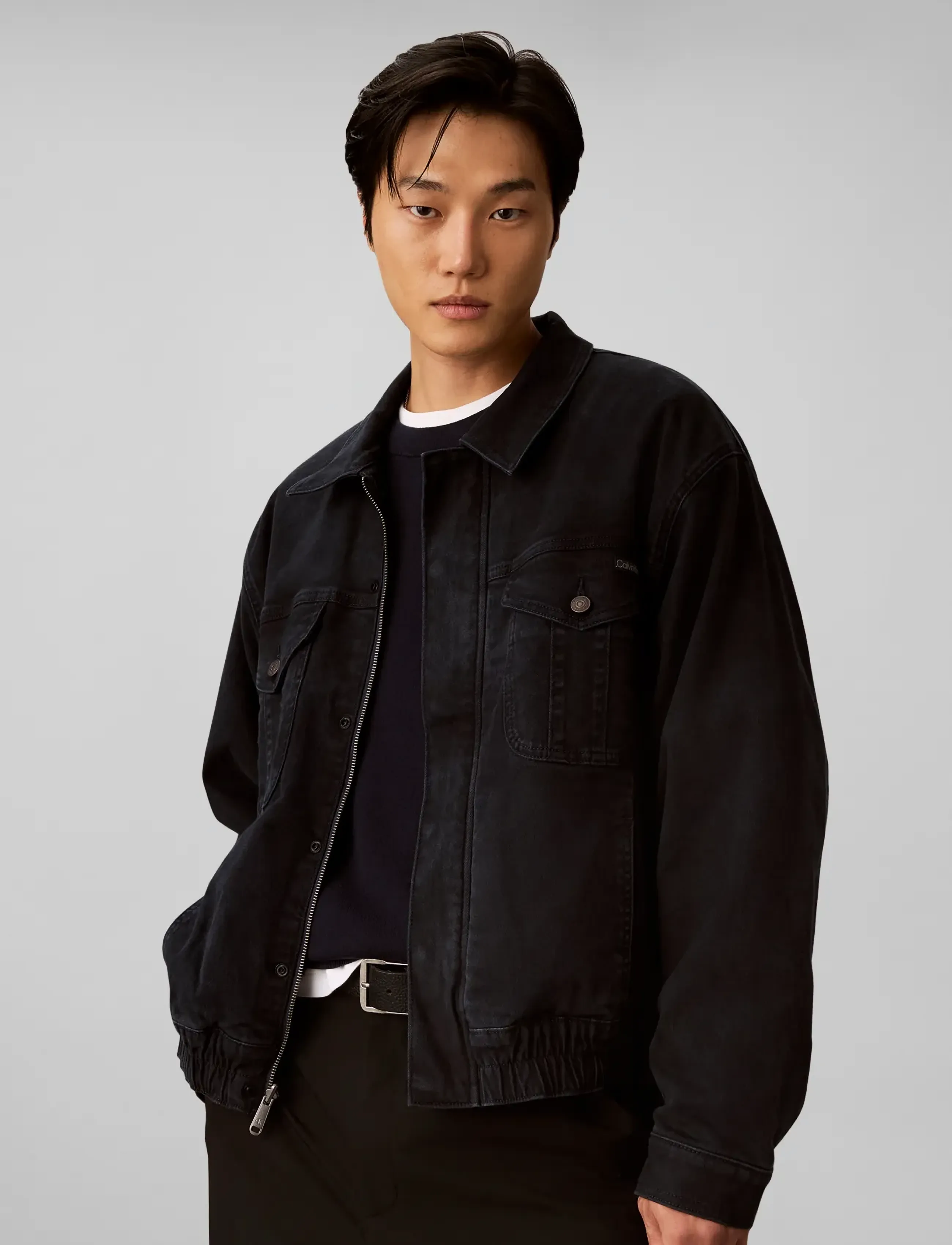Calvin Klein Jeans - INDGO FTHR AVIATOR JACKET - indigo feather - 3