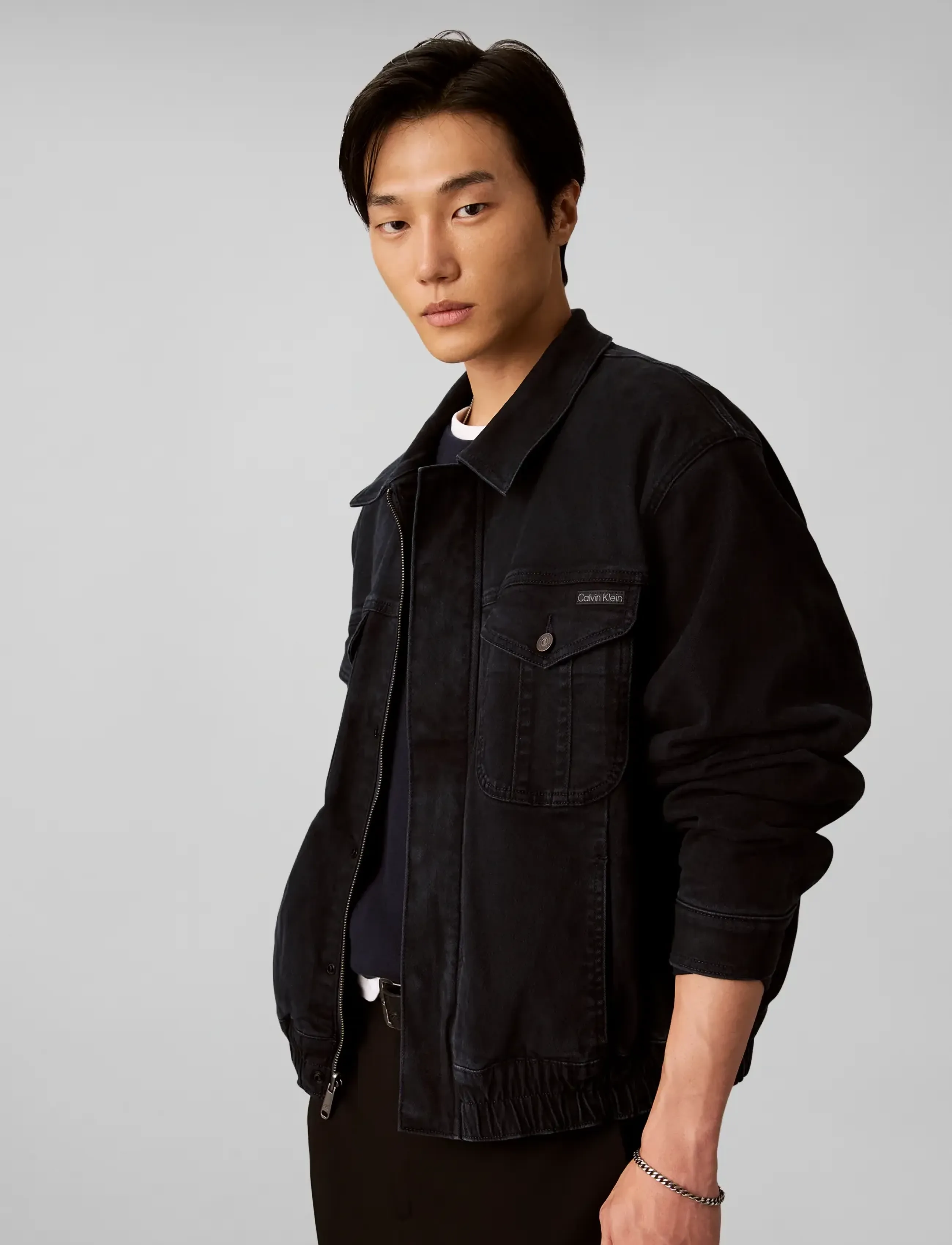 Calvin Klein Jeans - INDGO FTHR AVIATOR JACKET - indigo feather - 5