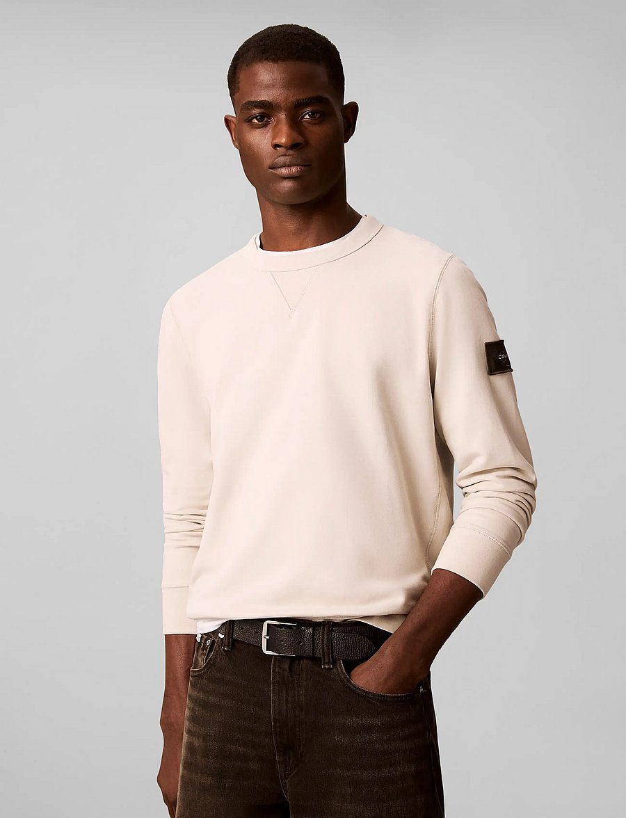 Calvin Klein Jeans - LS EU 350TERRY BADGE CN SWEATSHI - shop by style - moonstruck - 3