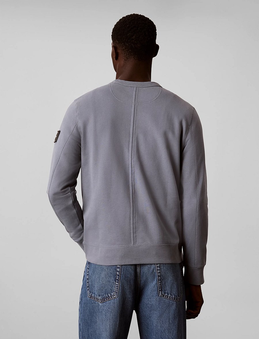 Calvin Klein Jeans - LS EU 350TERRY BADGE CN SWEATSHI - sweatshirts - steel gray - 2