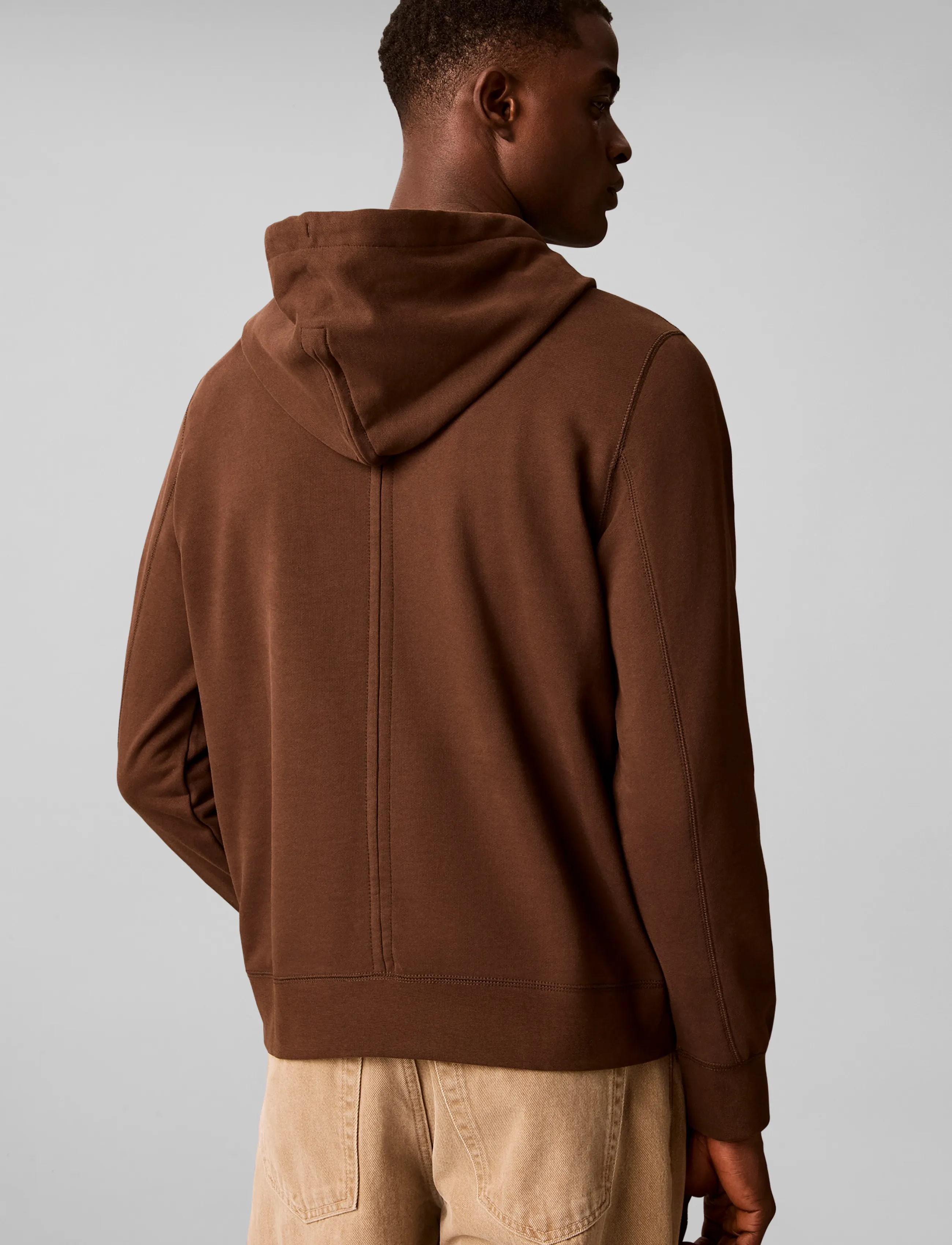Calvin Klein Jeans - LS EU 350TERRY BADGE HOODIE - kapuzenpullover - brown cork - 2